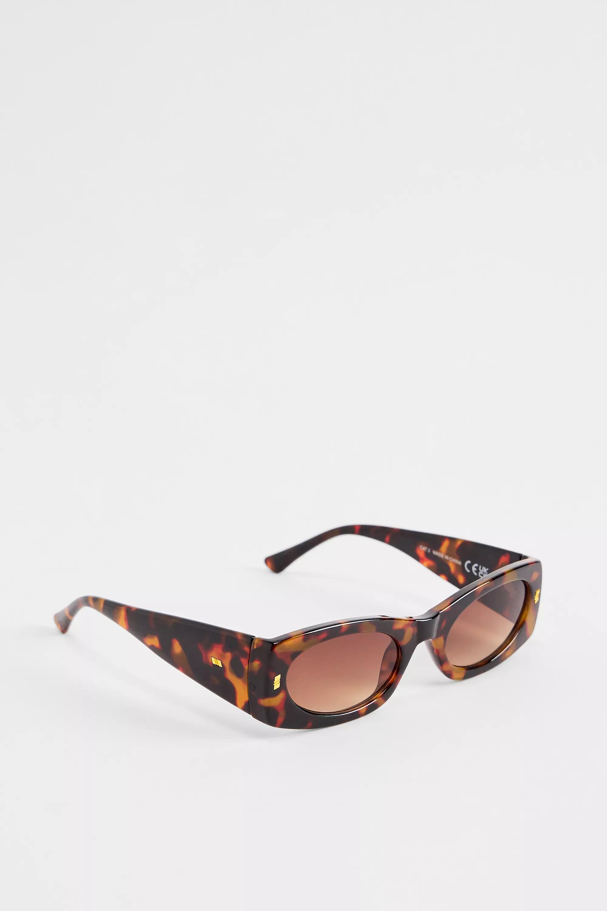 Brown Uo Madrid Sunglasses, BRN, large image number 4