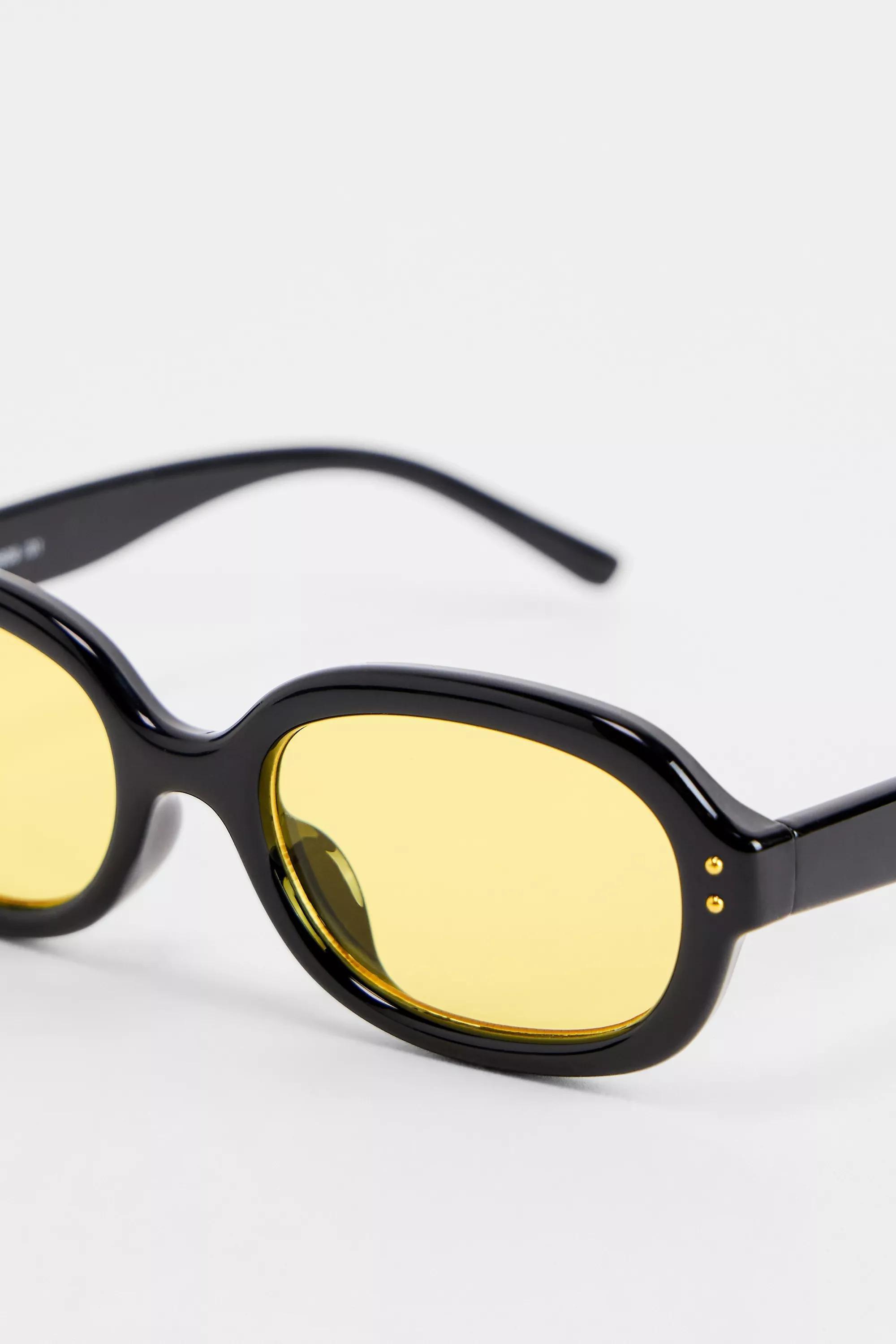 Black Uo Oslo Sunglasses, BLK, large image number 3