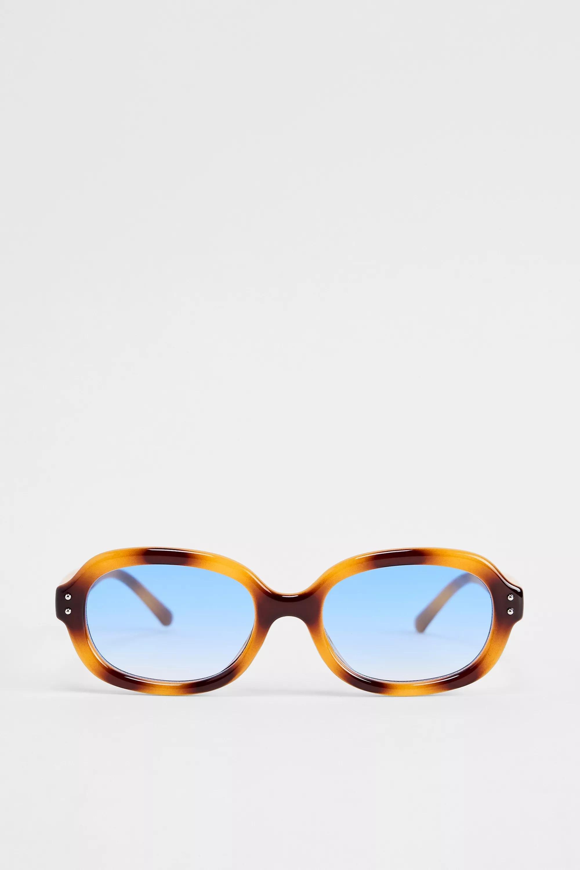 Blue Uo Oslo Sunglasses, BLUE, large image number 1