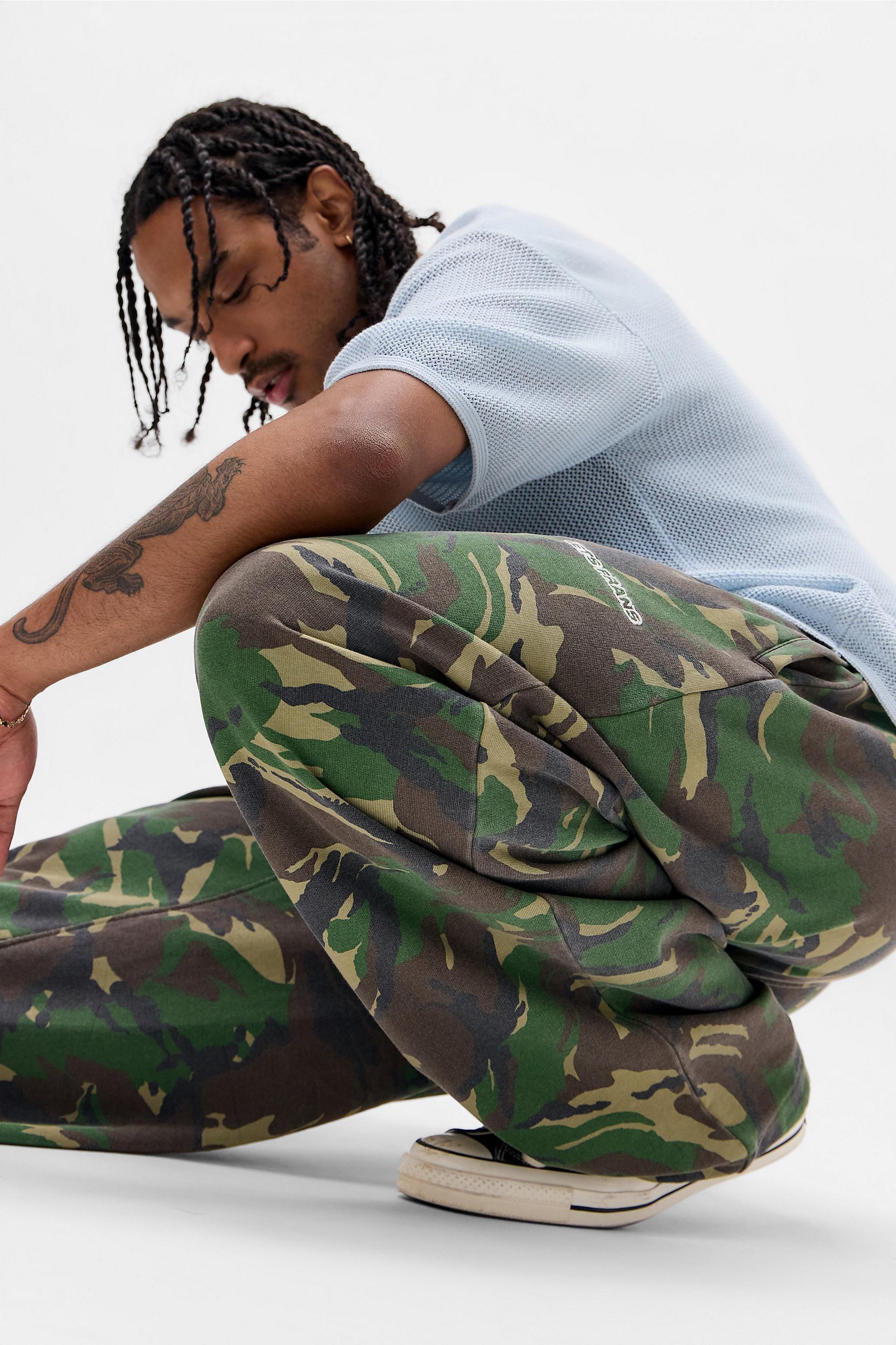 Green Iets Frans... Green Harri Camo Joggers, GRN, medium