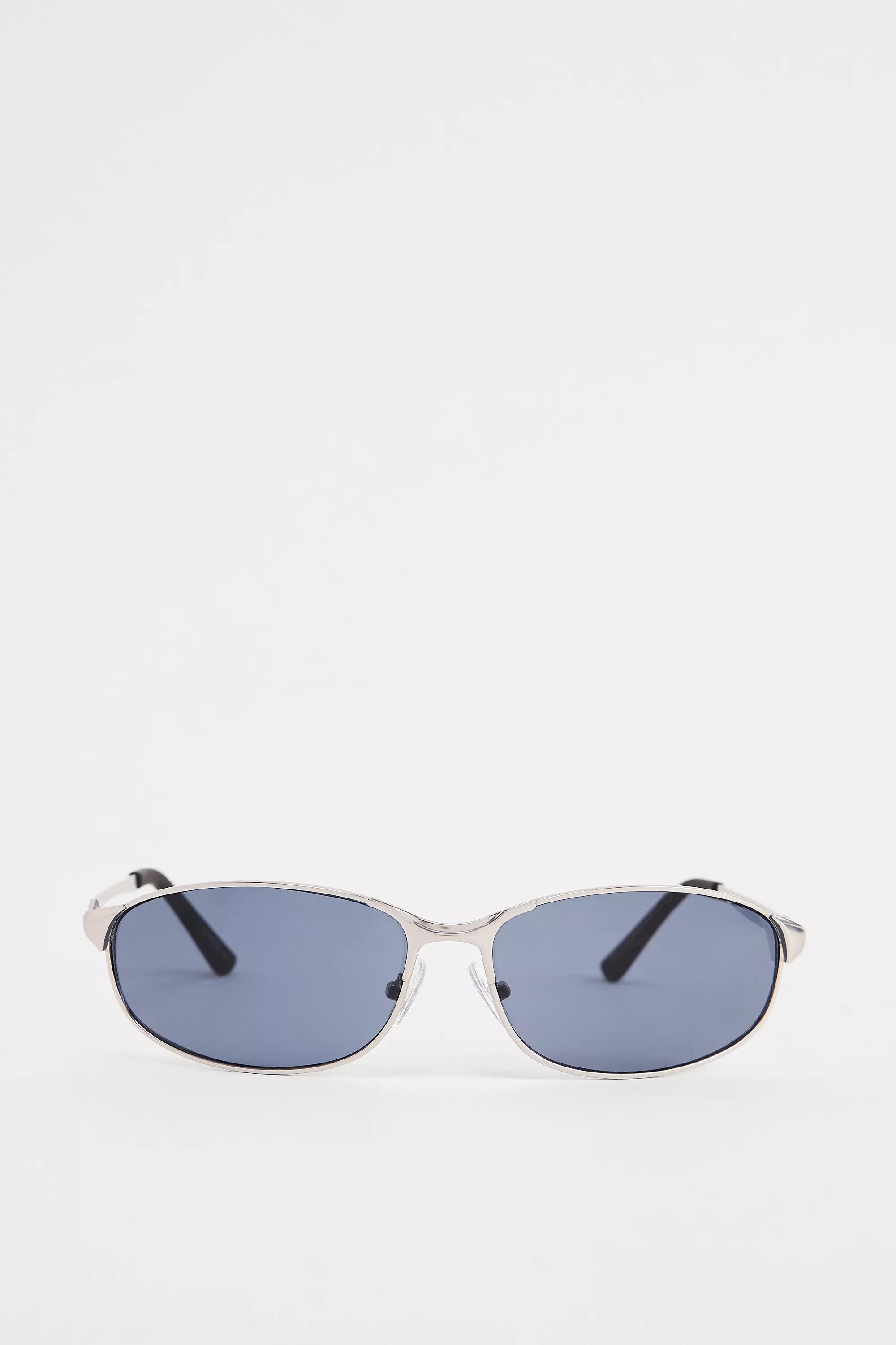 Silver Uo Wire Frame Sunglasses, SLVR, large image number 1