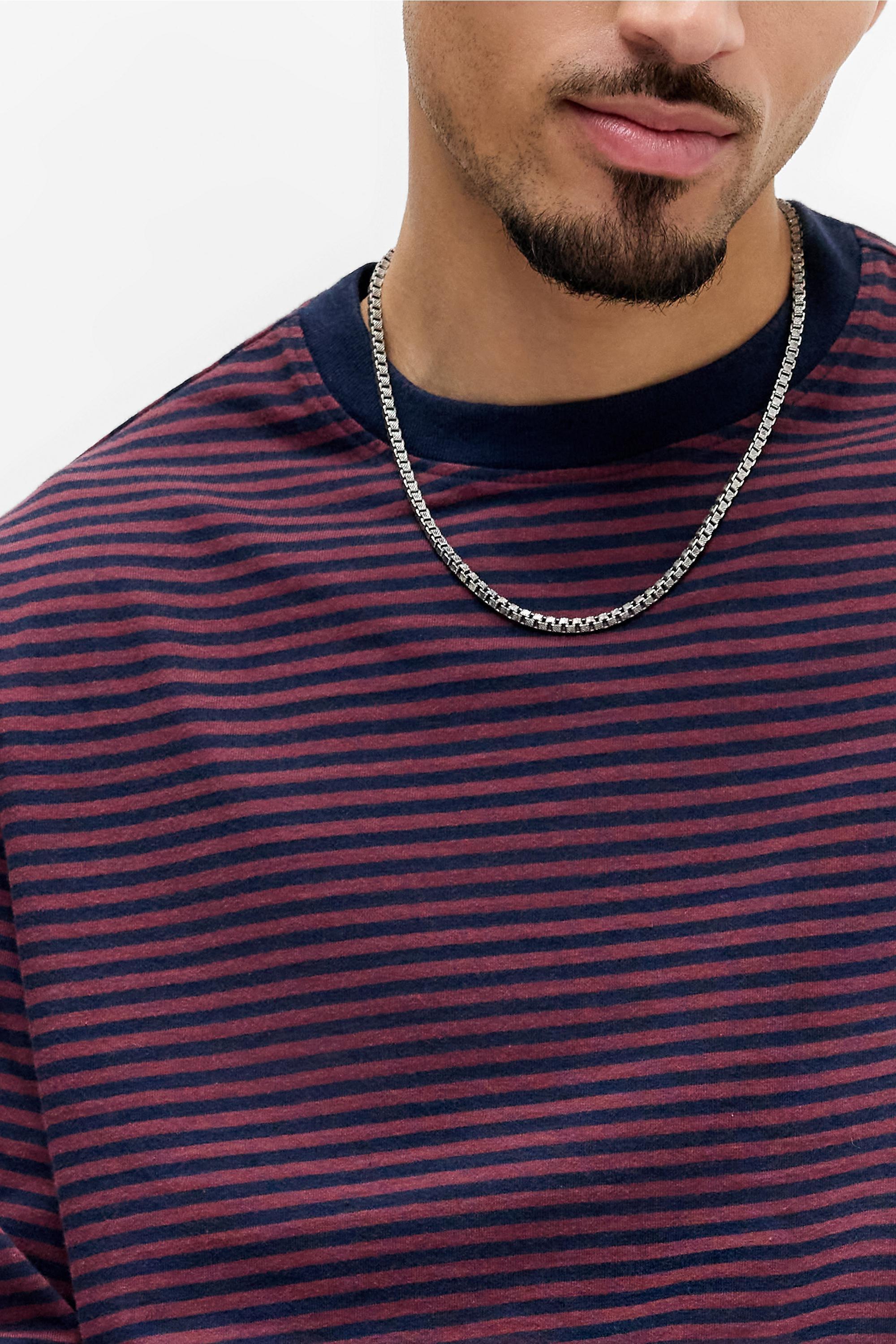 Navy Bdg Striped Long Sleeve T-Shirt, NAVY, large image number 1