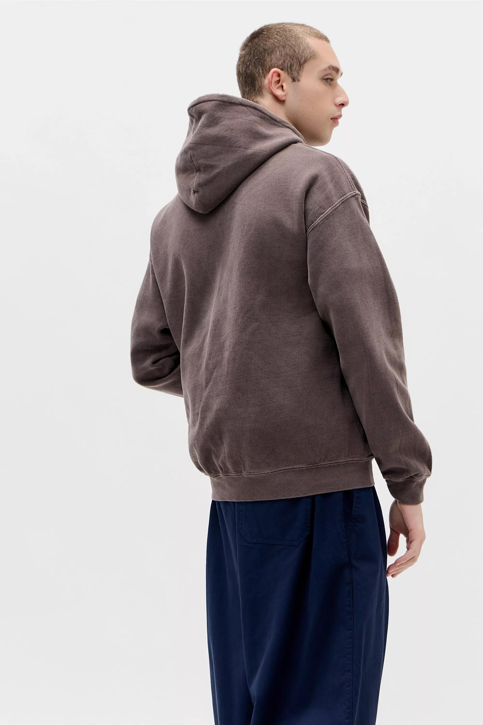 Brown Iets Frans... Brown Football Hoodie, BRN, large image number 3
