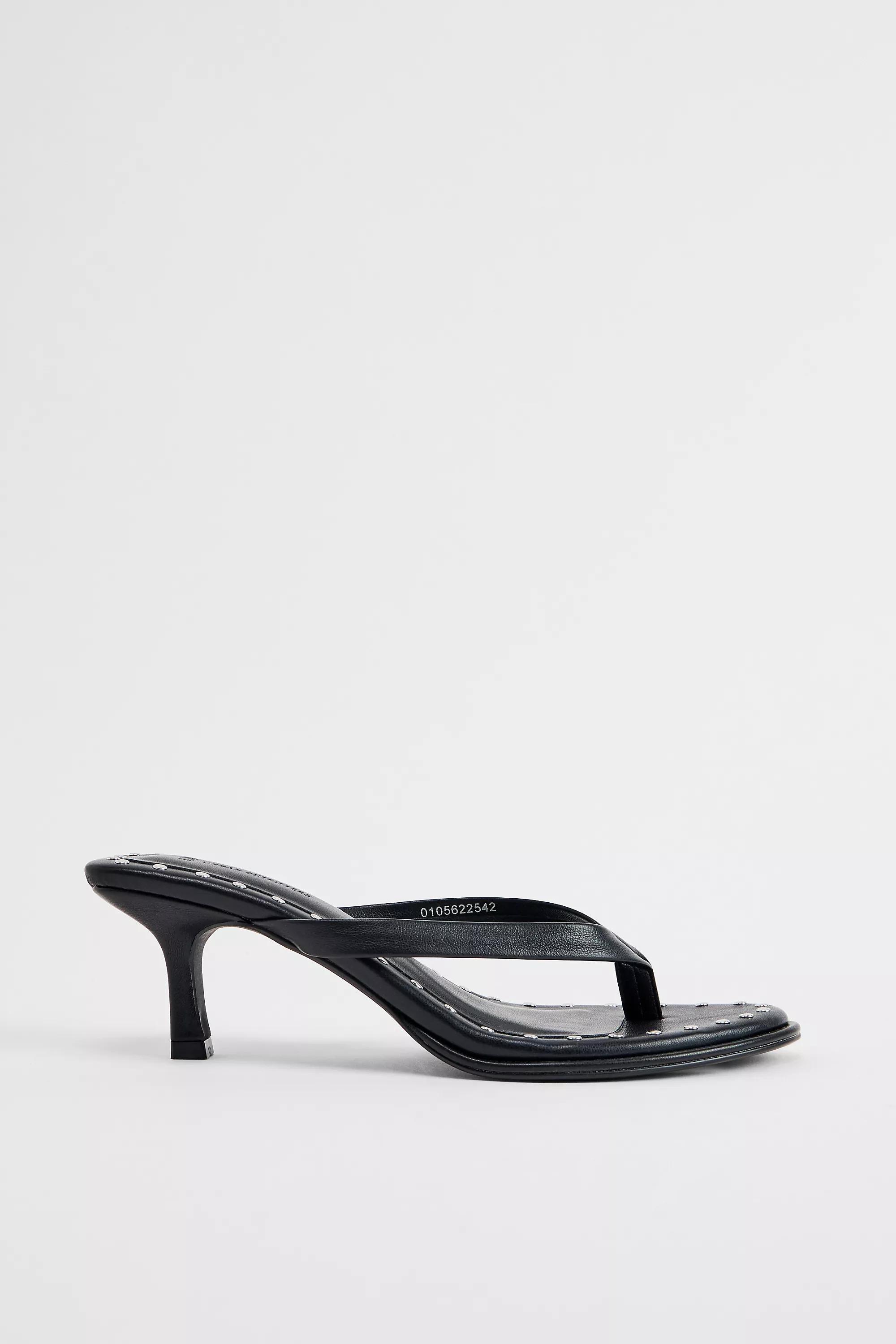 Black Uo Iyla Heeled Sandal Blk, BLK, medium