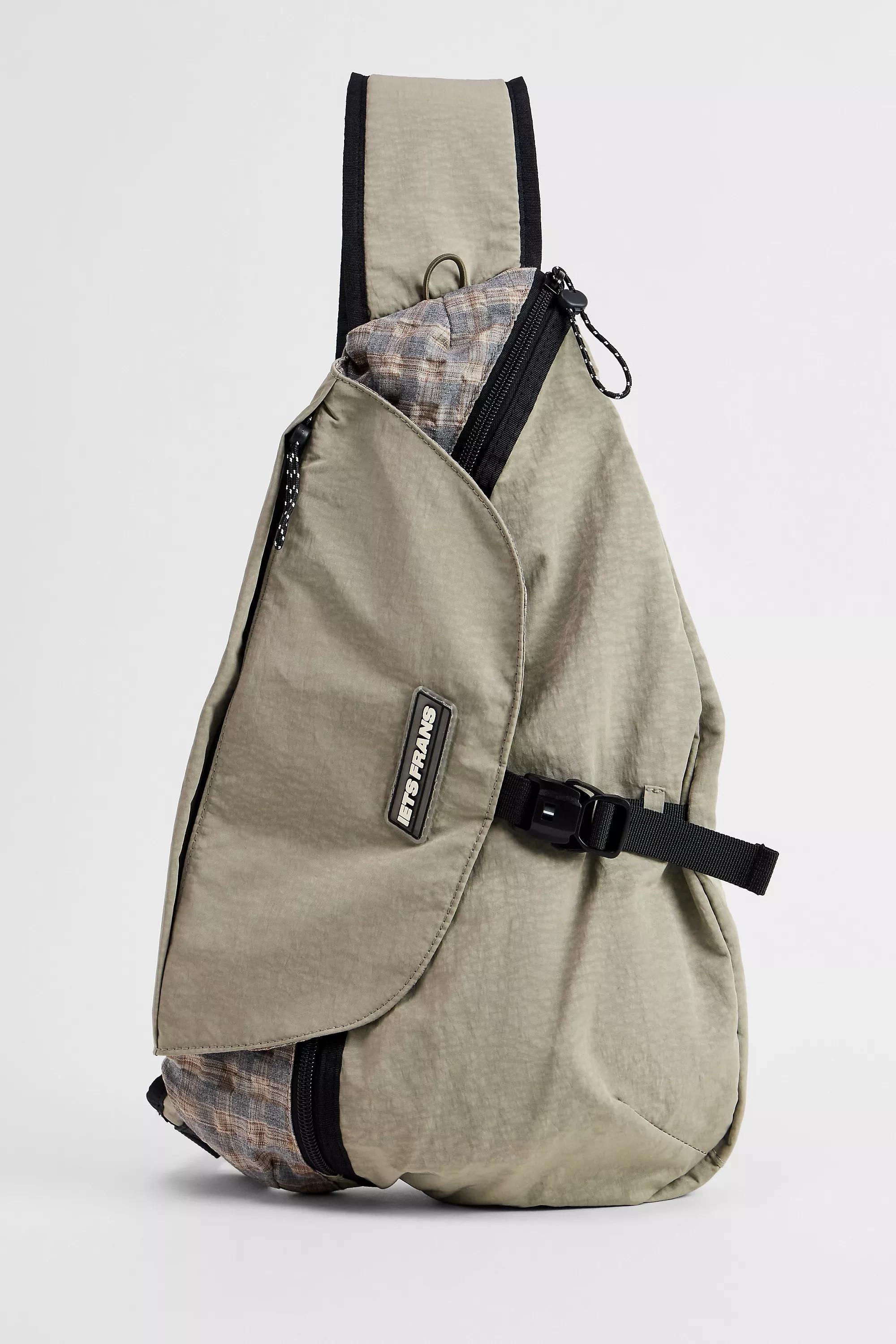 Grey iets frans... Check One Strap Backpack, GREY, large image number 0