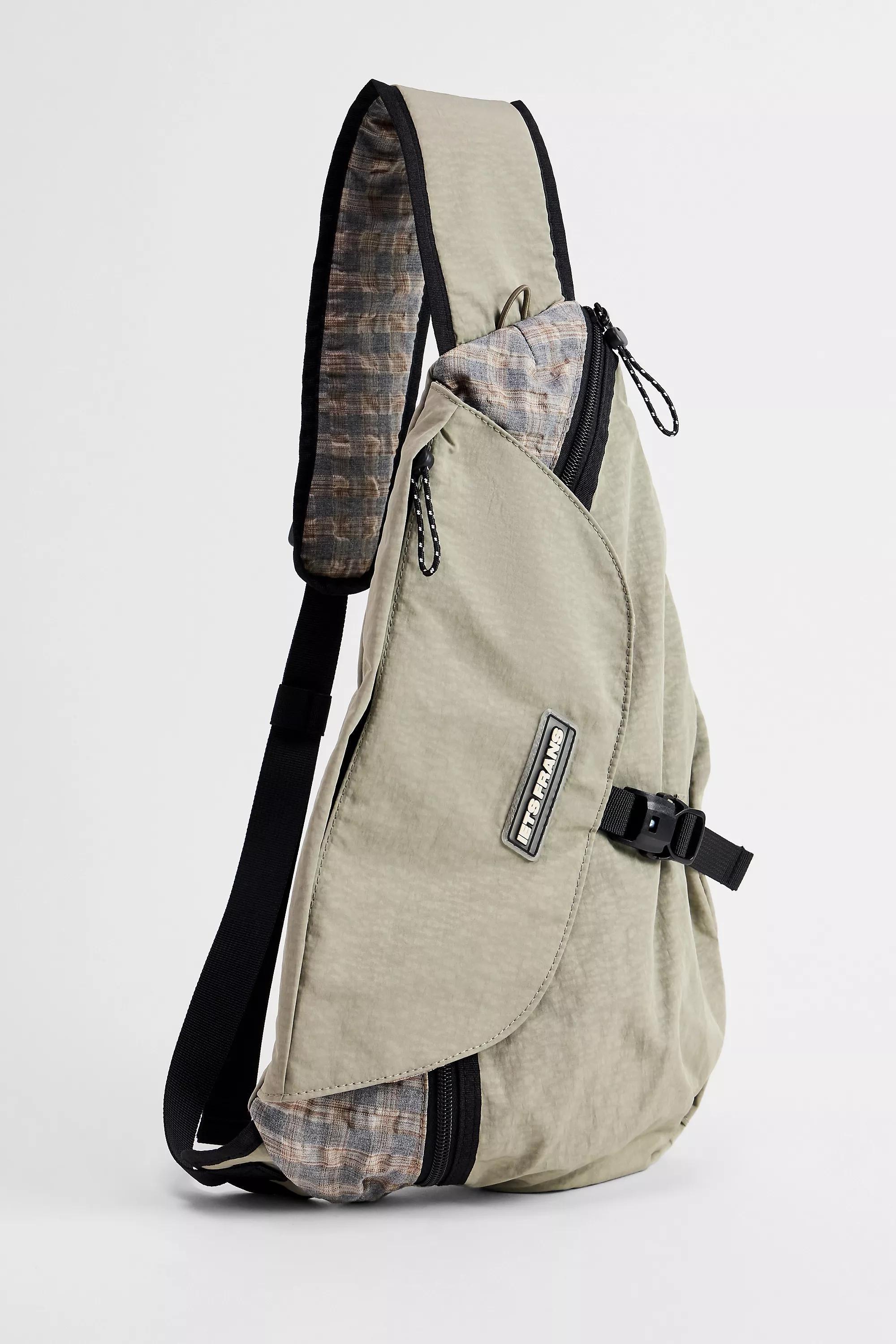 Grey iets frans... Check One Strap Backpack, GREY, medium