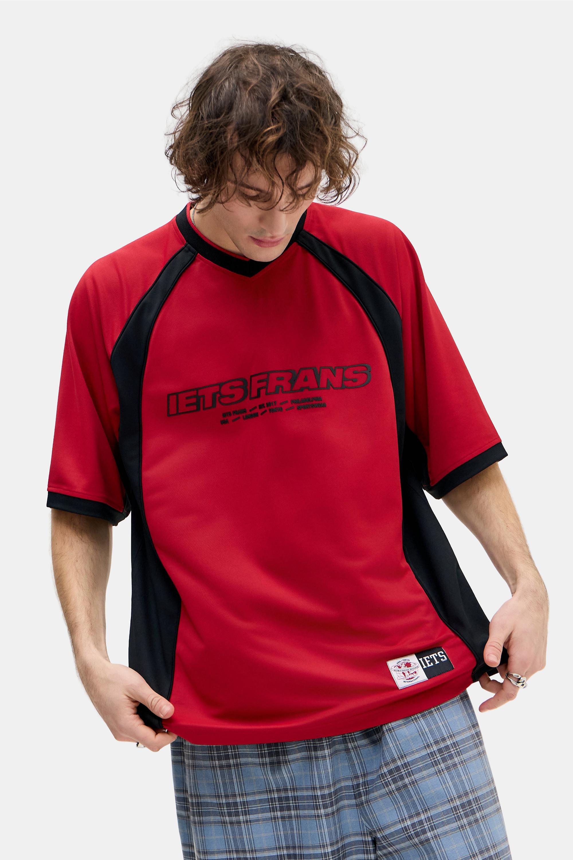 Red iets frans... Panel T-Shirt, RED, large image number 0