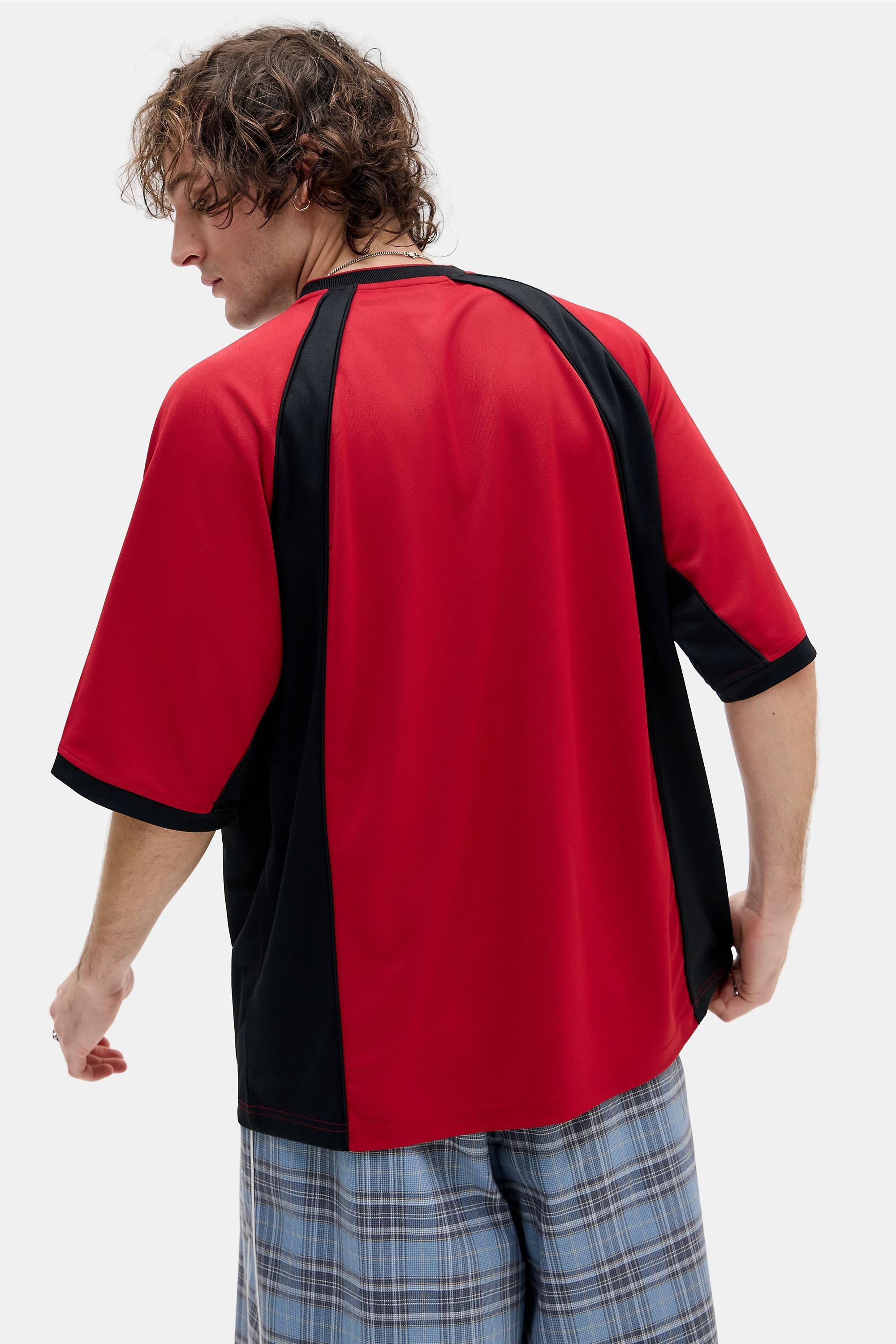 Red iets frans... Panel T-Shirt, RED, large image number 3