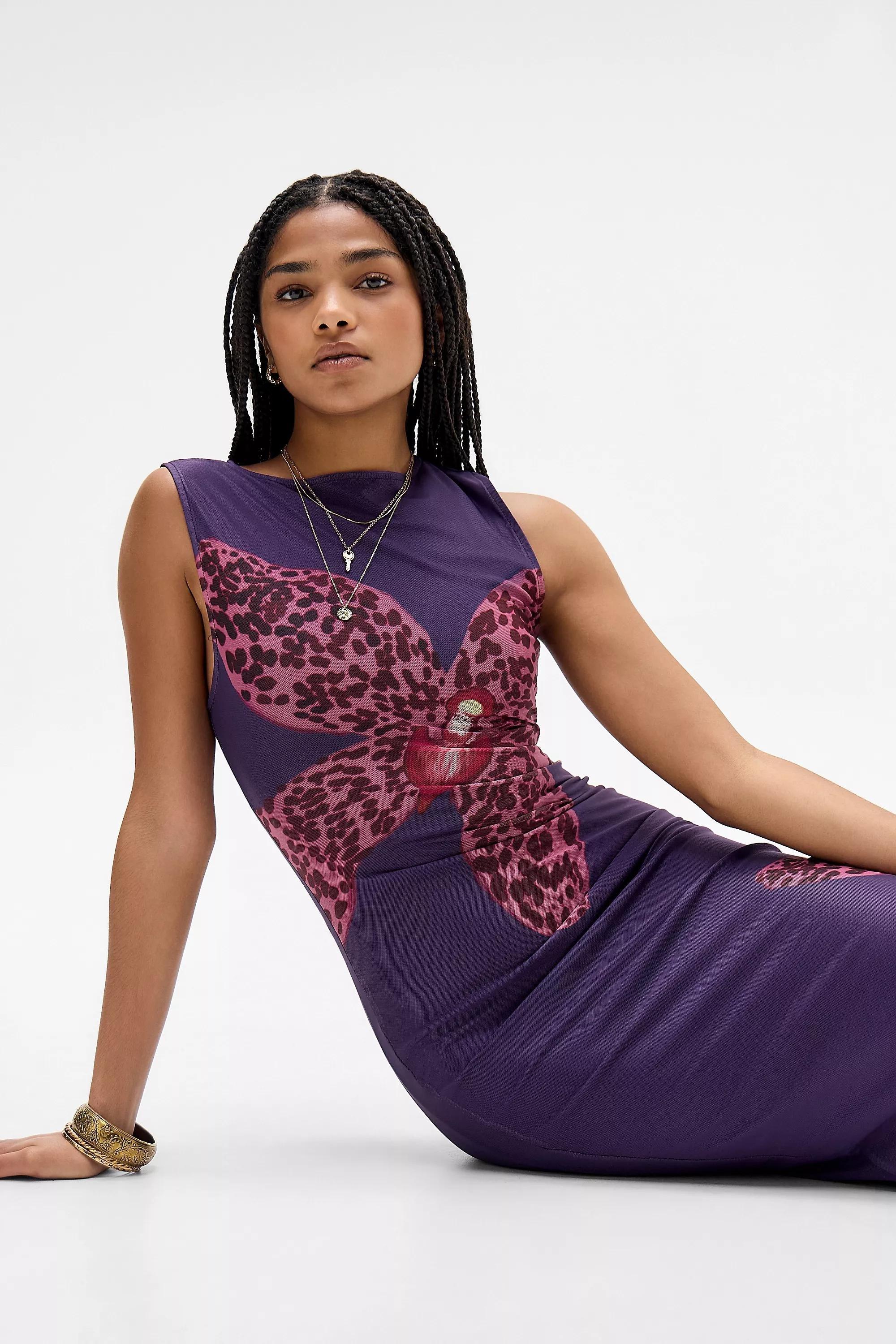 Purple Motel Purple Fayola Dress, PURP, large image number 2