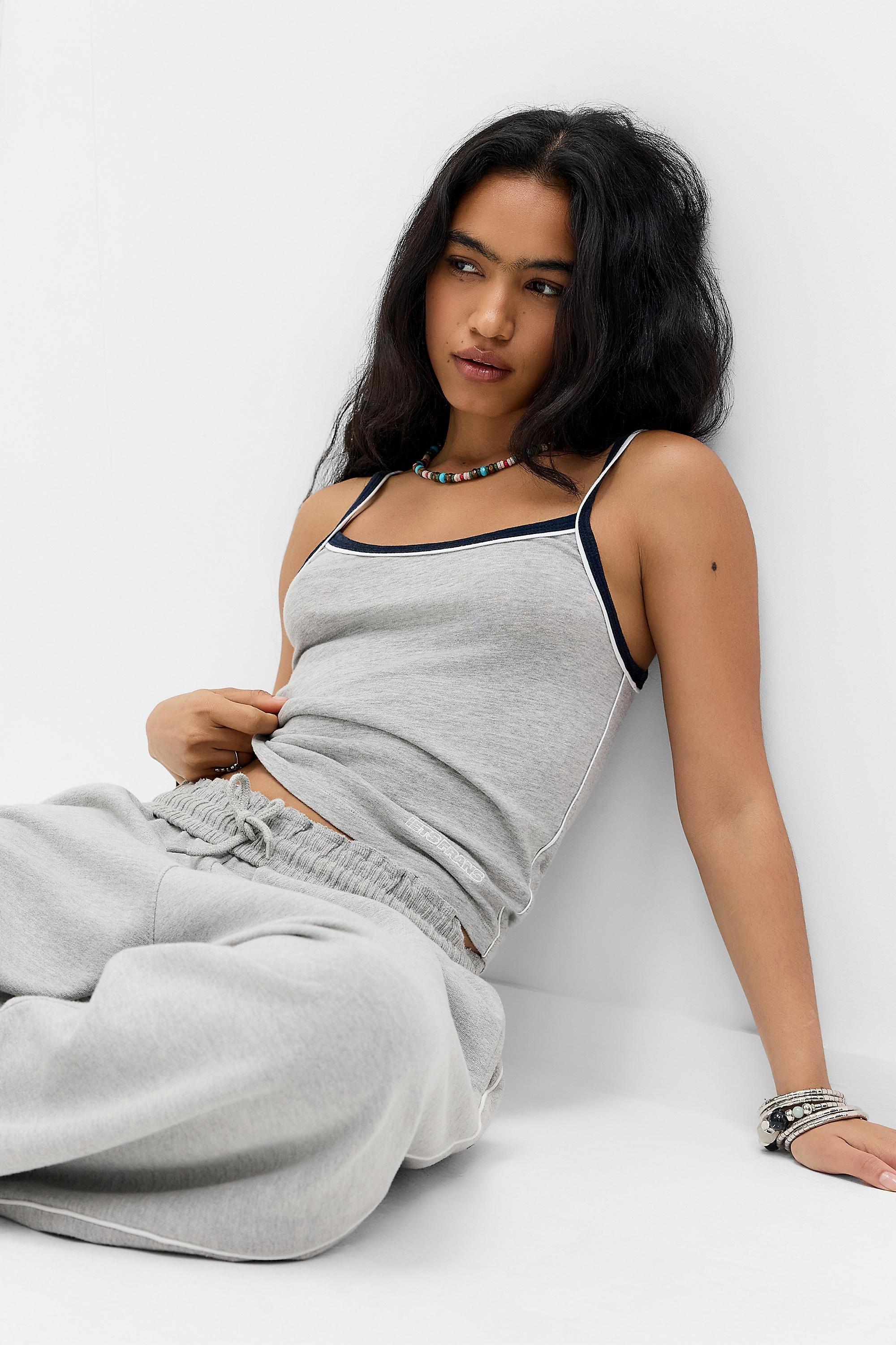 Grey iets frans... Nora Sporty Tank Top, GREY, large image number 0