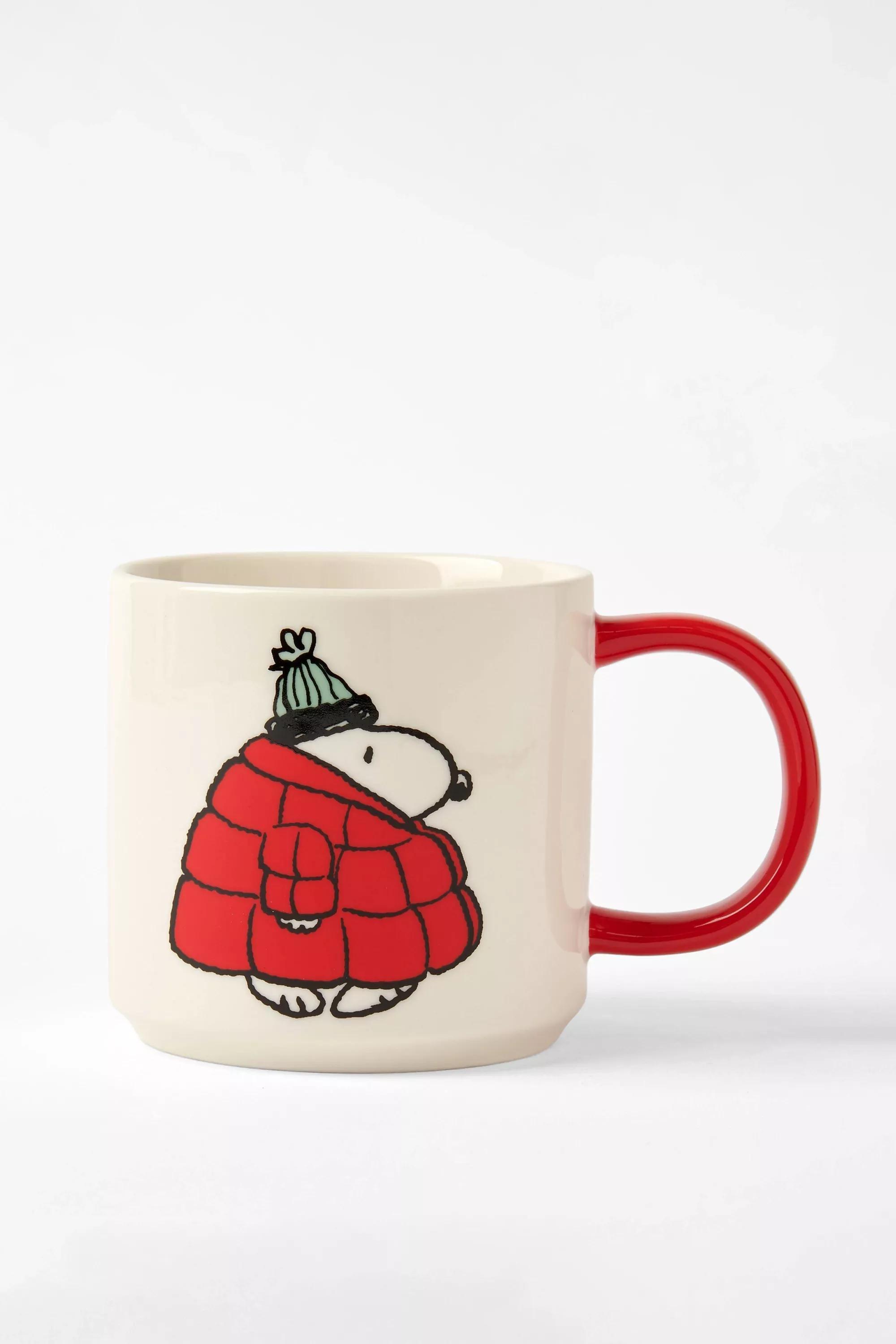 Red Peanuts Cosy Vibes Mug, RED, large image number 0