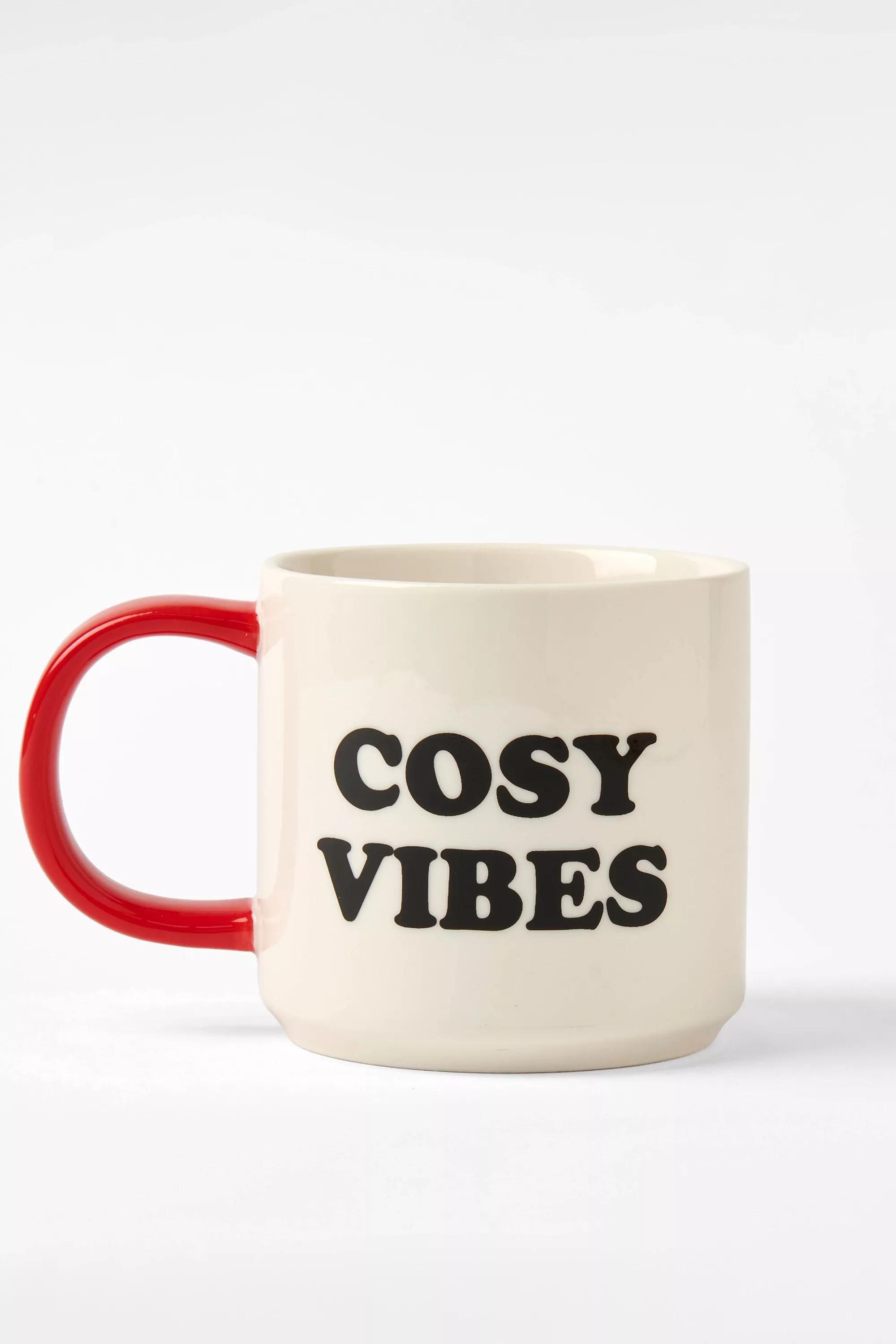 Red Peanuts Cosy Vibes Mug, RED, large image number 1