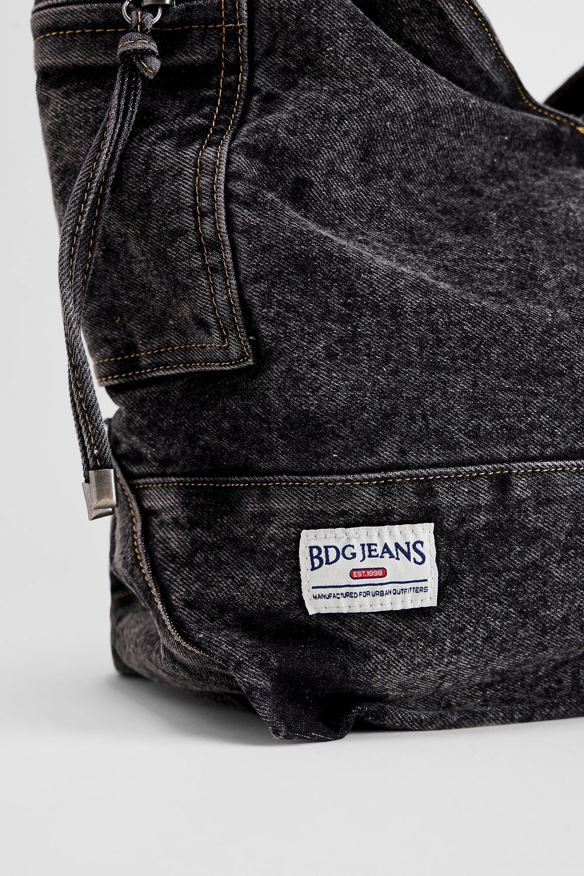 BLACK BDG Penny Denim Sling Bag, BLK, large image number 3