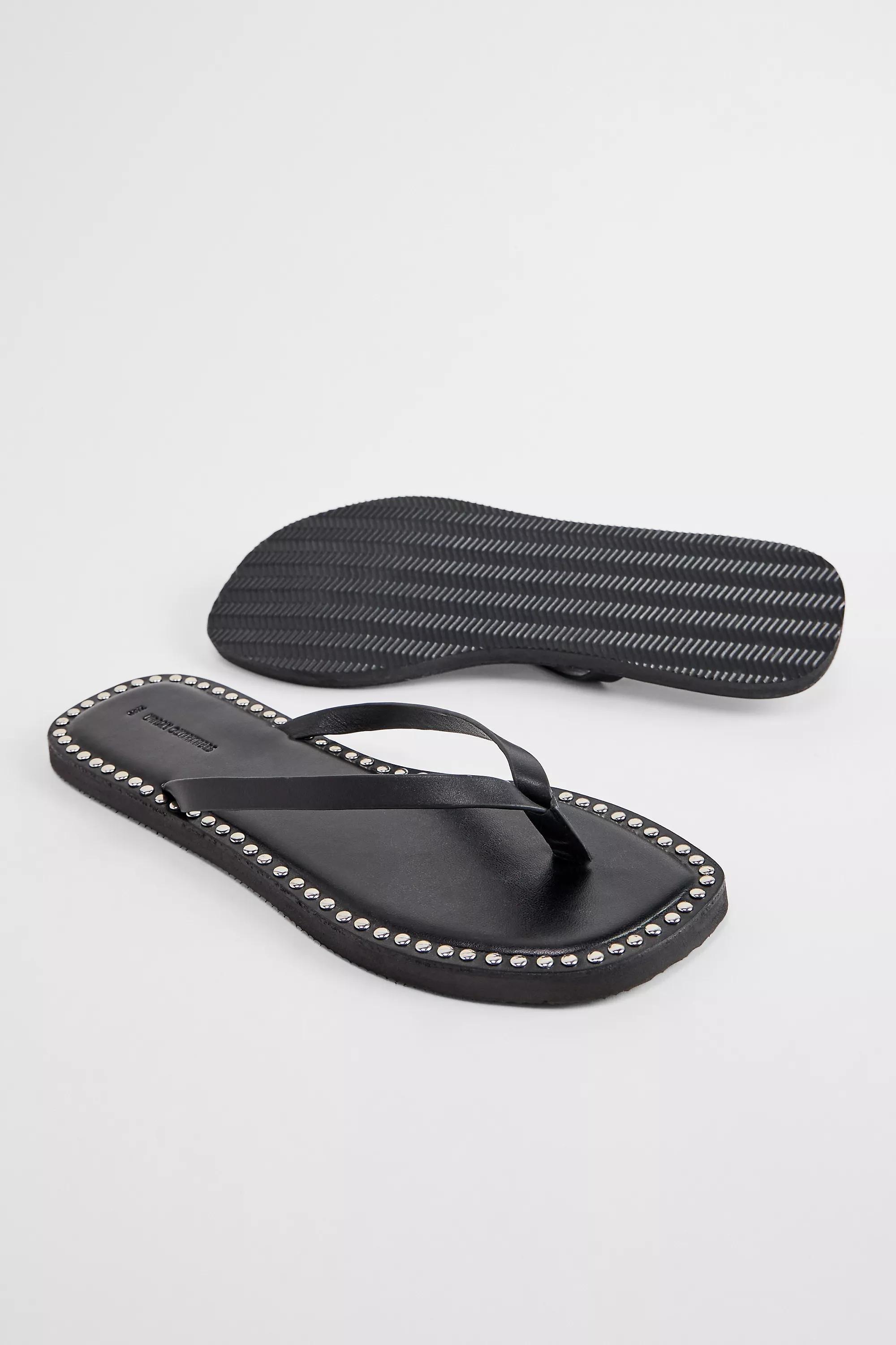 Black Uo Black Soul Stud Sandals, BLK, large image number 1