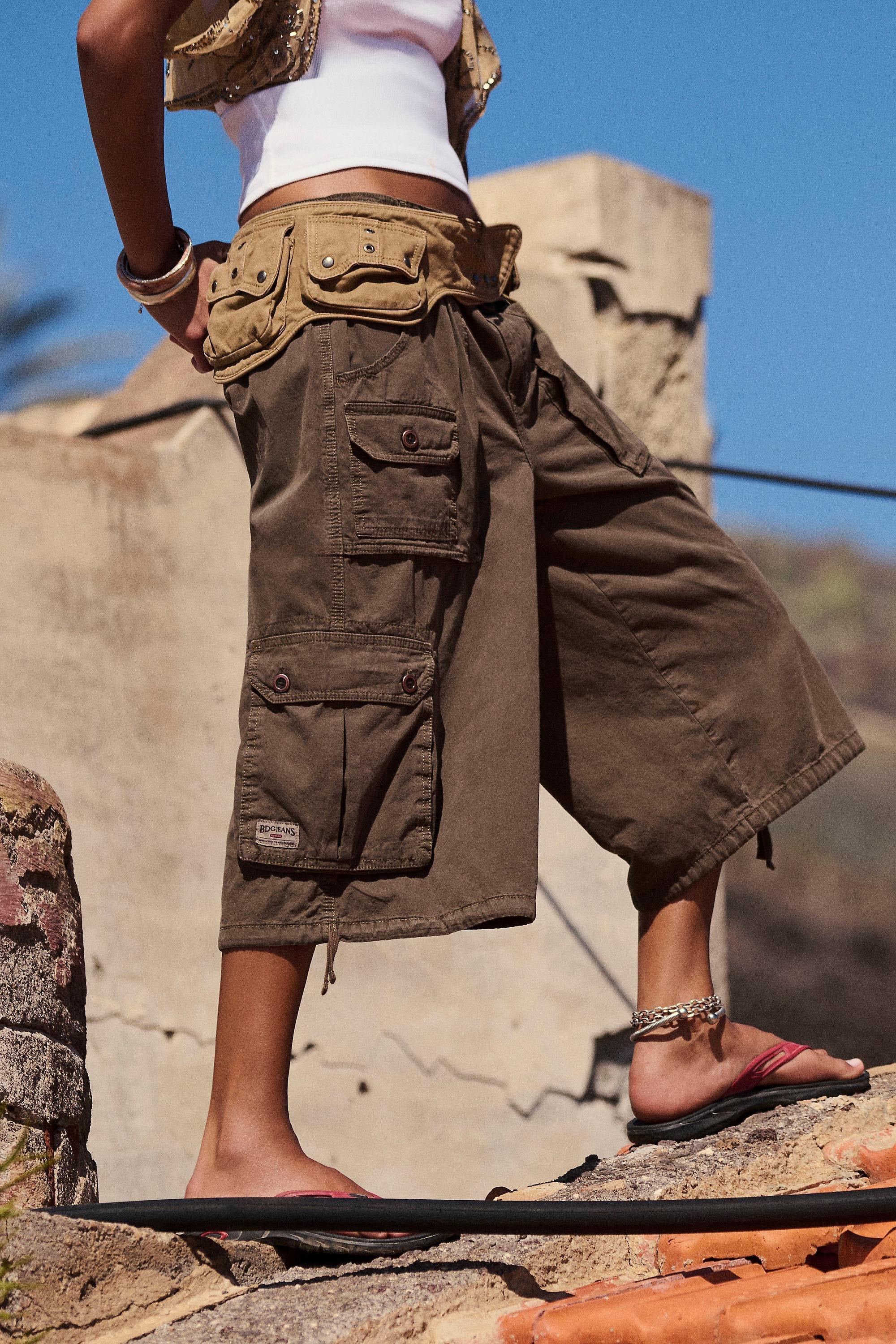 Brown Diego Cropped Cargo, BRN, large image number 1