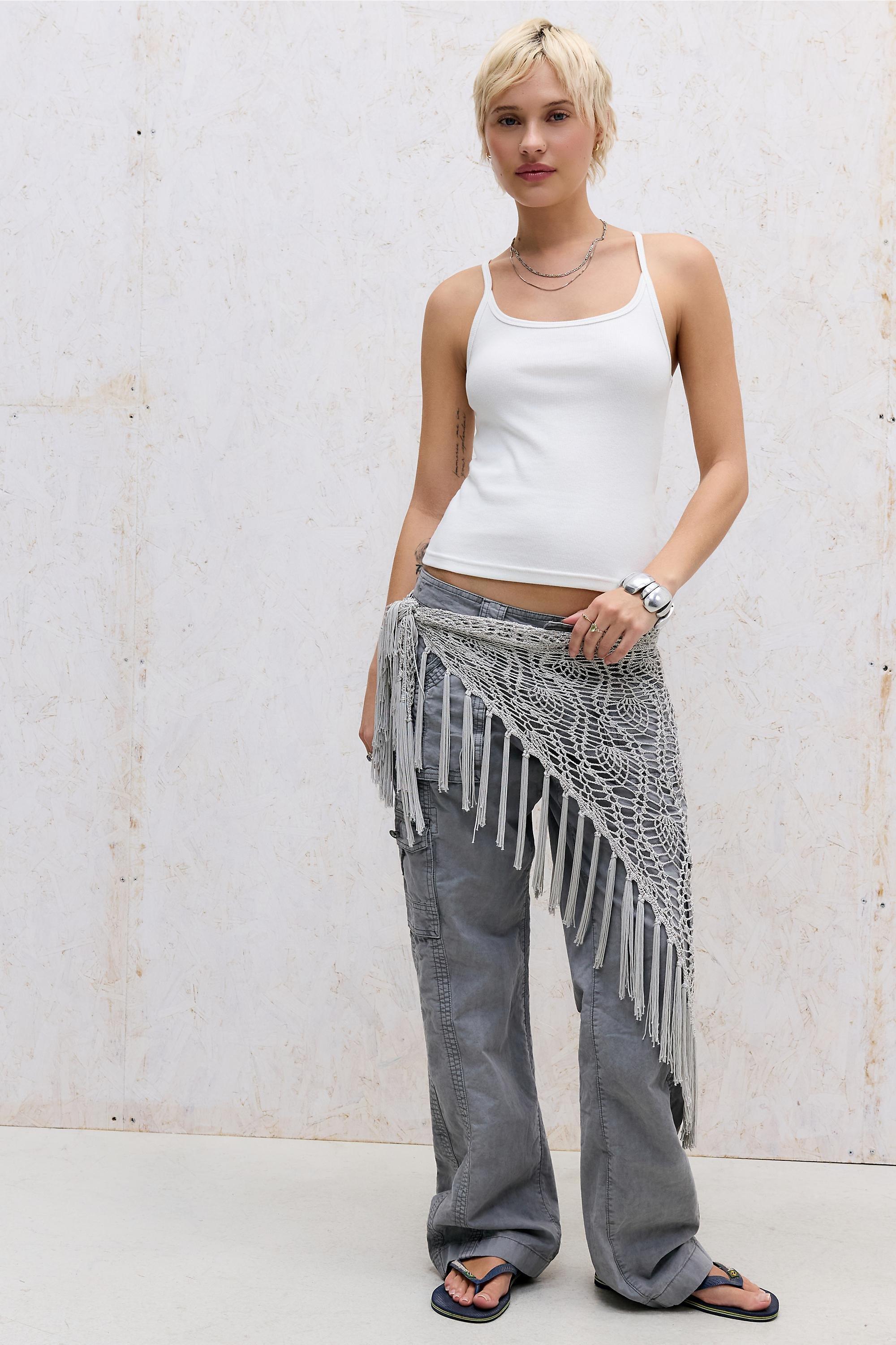 Grey Bdg Devon Slim Utility Trousers, GREY, large image number 1