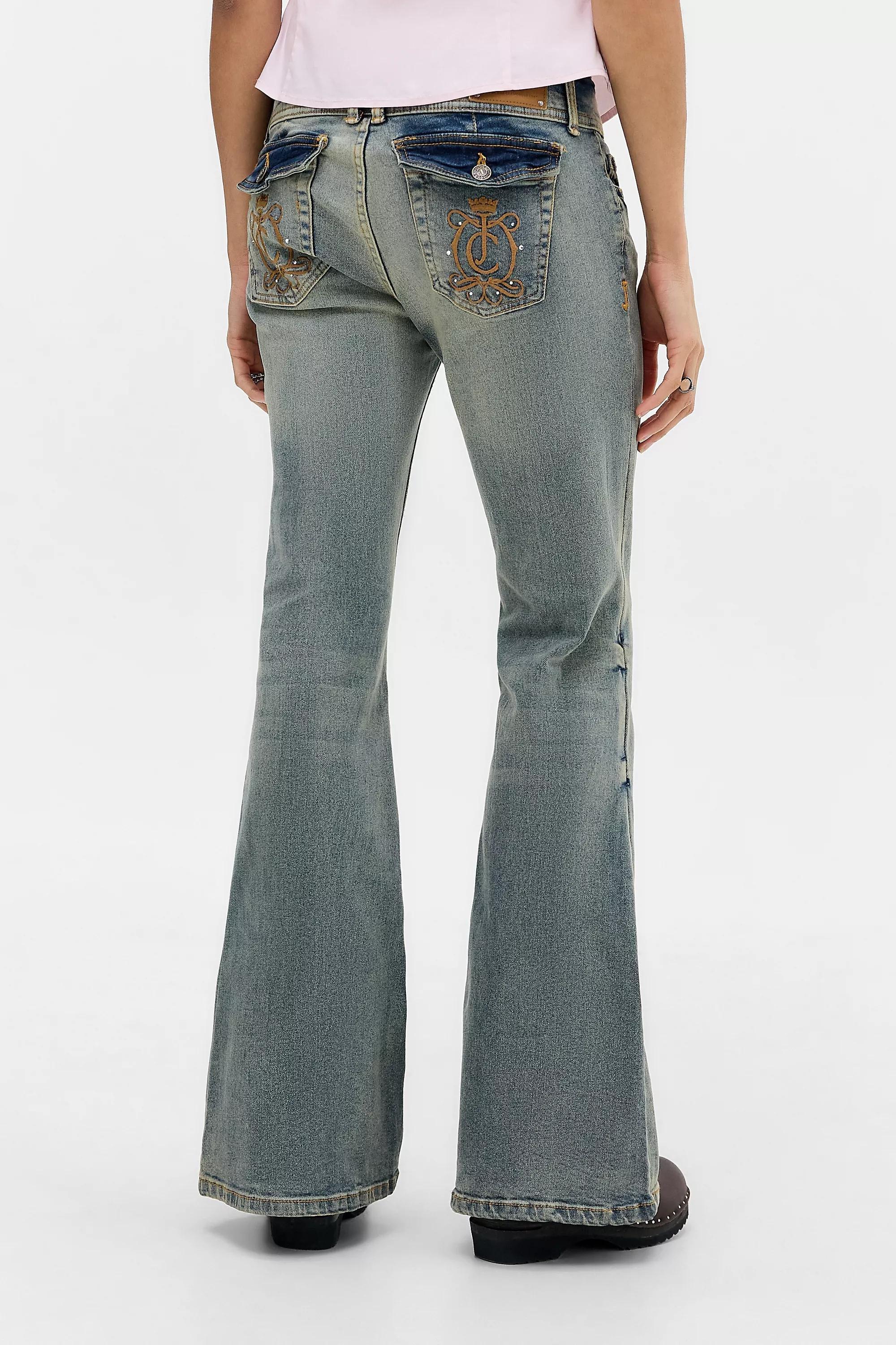 Blue Juicy Crest Lr Flare Dirt, INDIGO, large image number 3