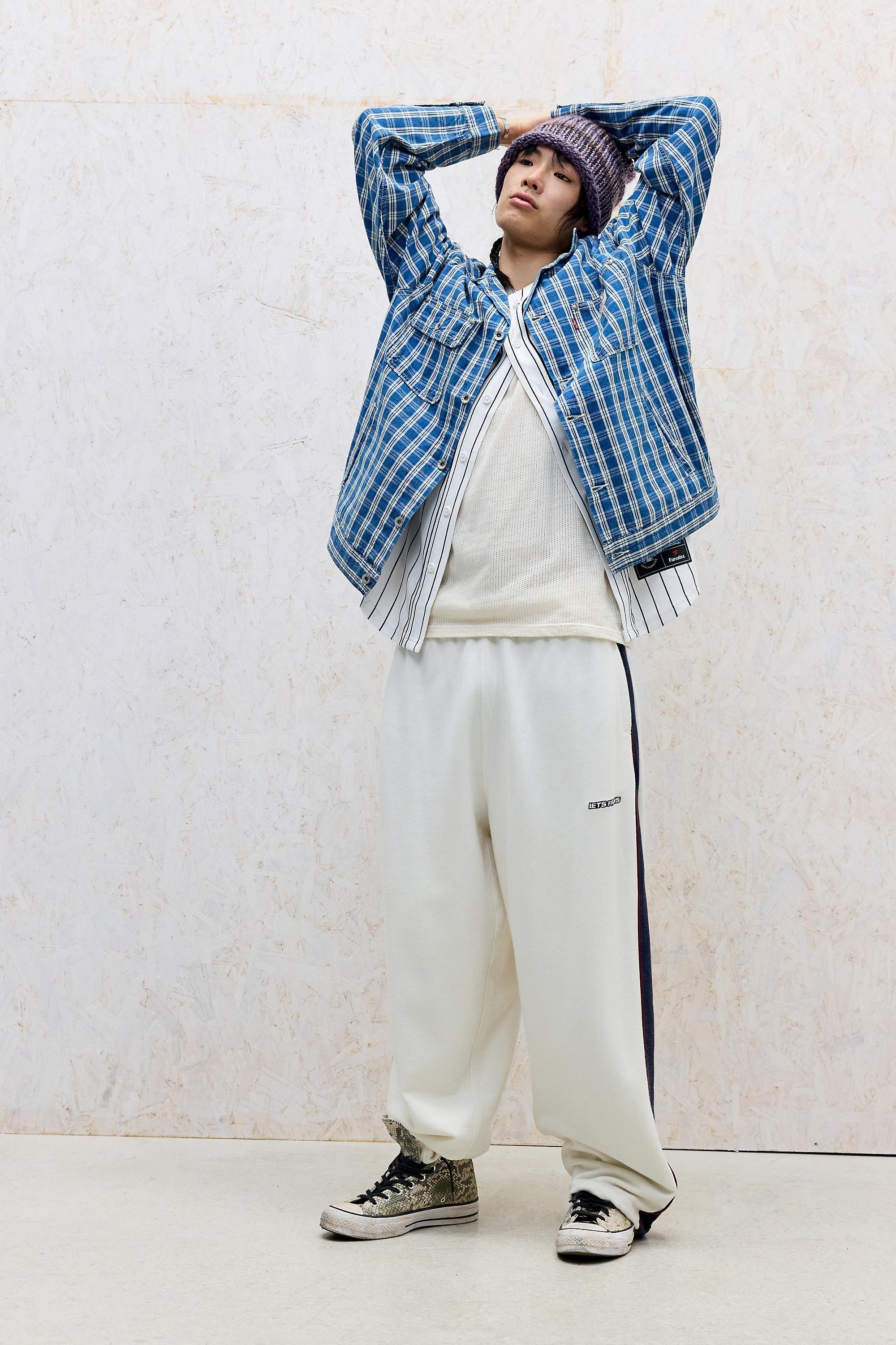 Cream Iets Frans... Harri Panel Joggers, CREME, large image number 1
