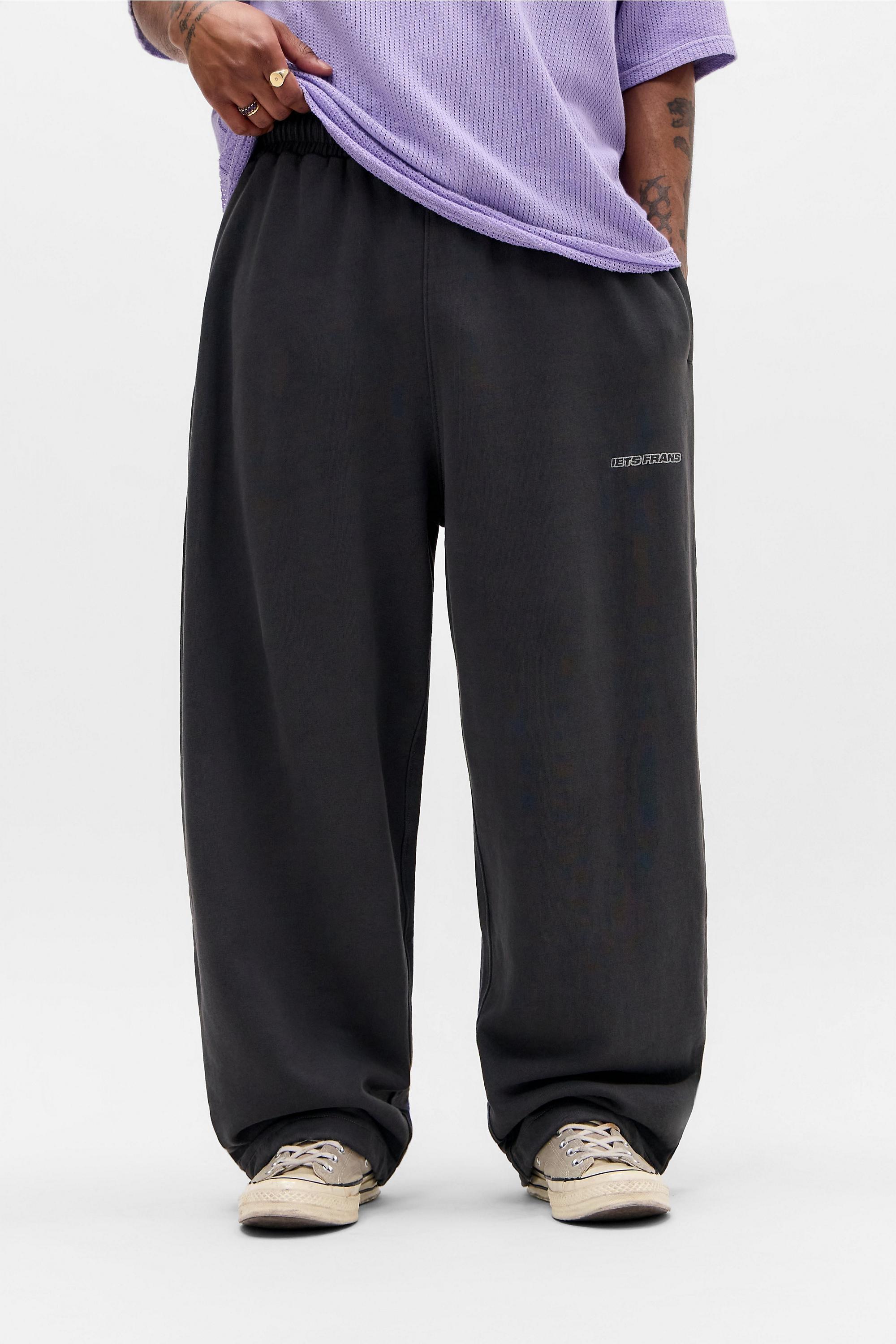 Black Iets Frans... Washed Black Harri Joggers, BLK, large image number 0