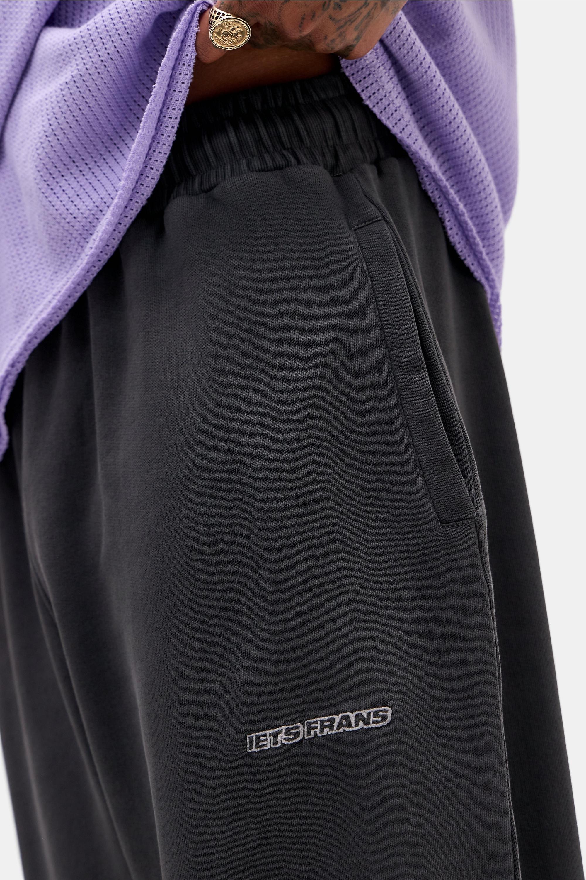 Black Iets Frans... Washed Black Harri Joggers, BLK, large image number 2