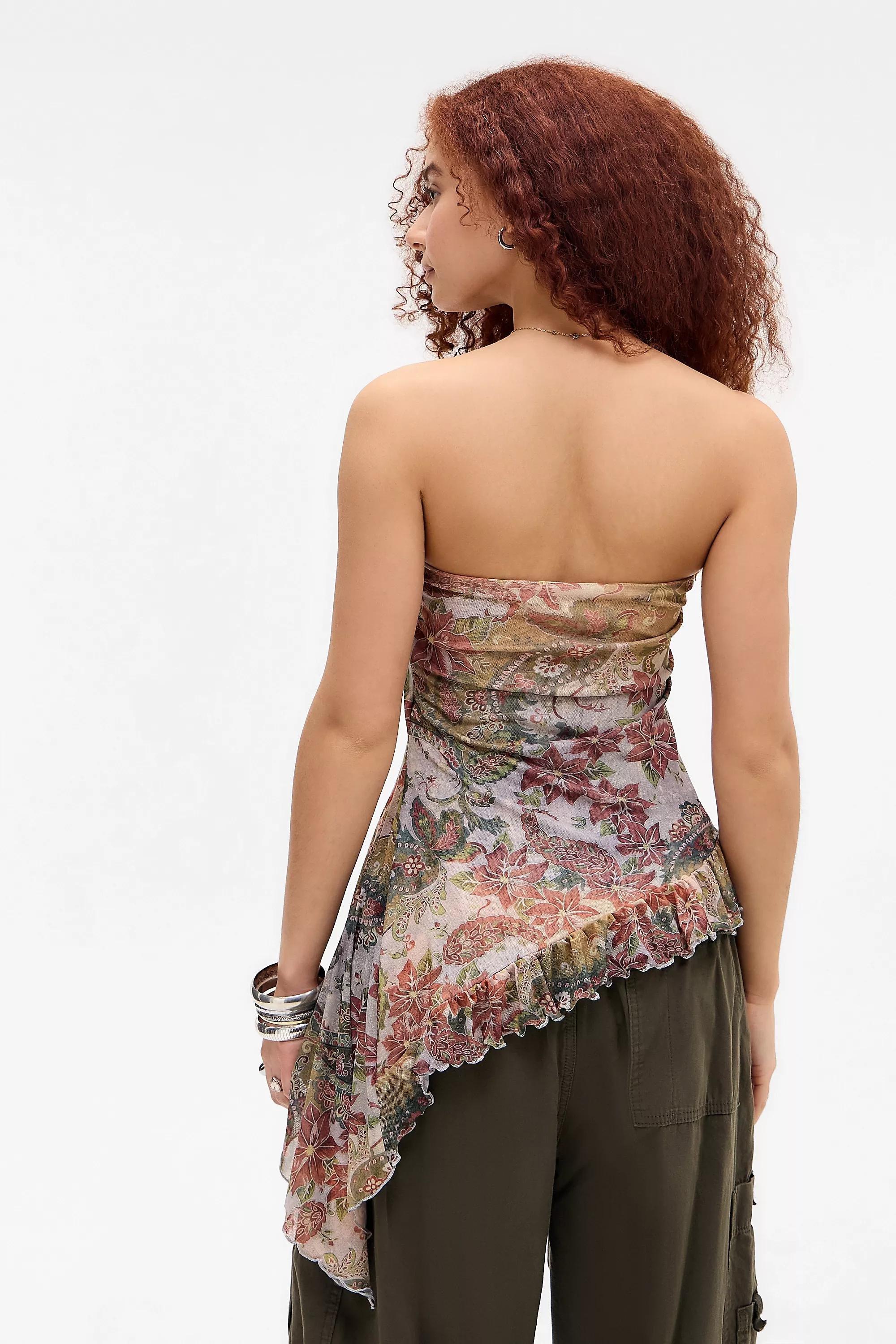 Multicolour Kimchi Blue Kareem Bandeau Top, ASSORT, large image number 3