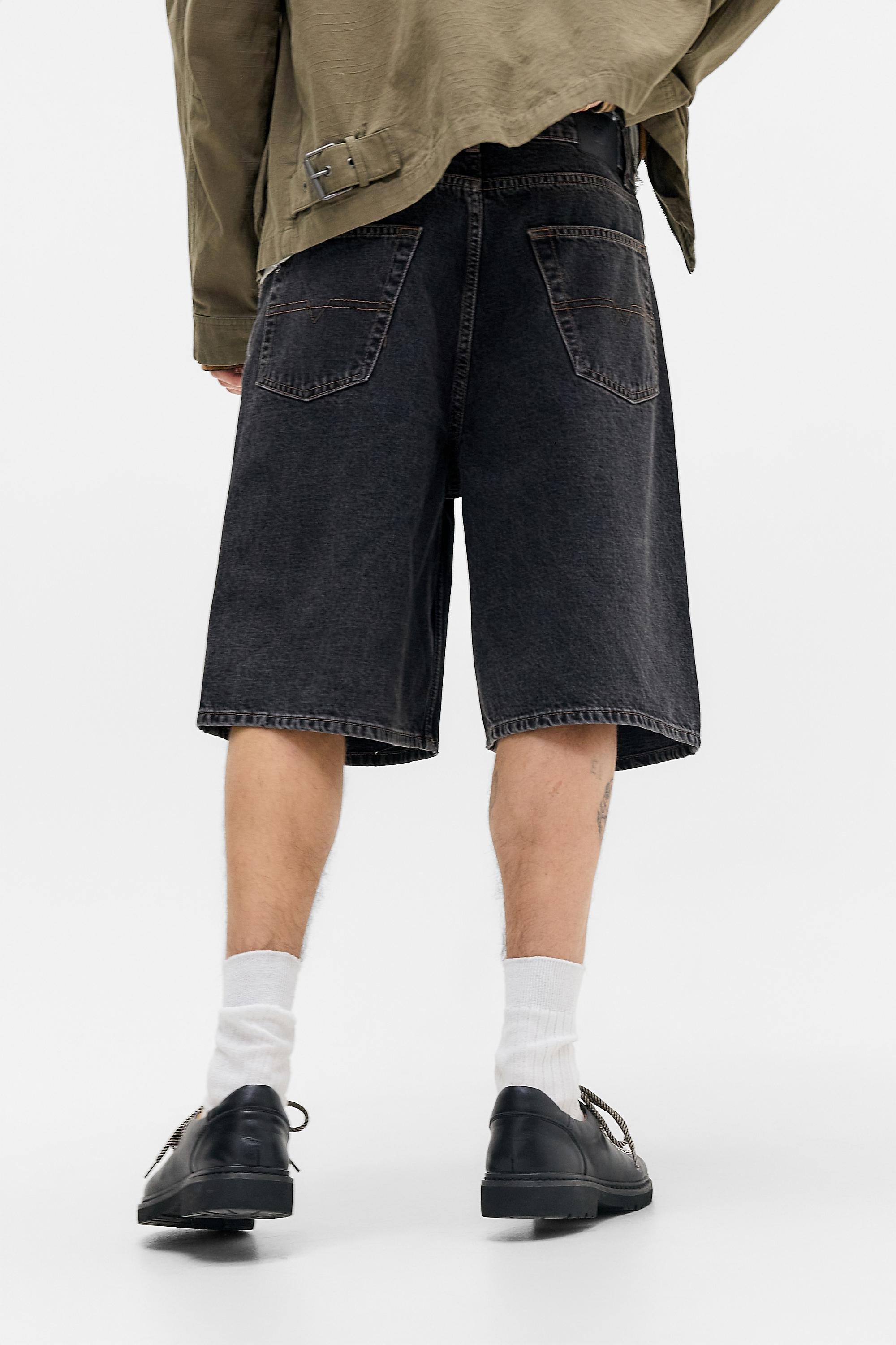 Black Bdg Washed Black Jack Jorts, BLK, large image number 3