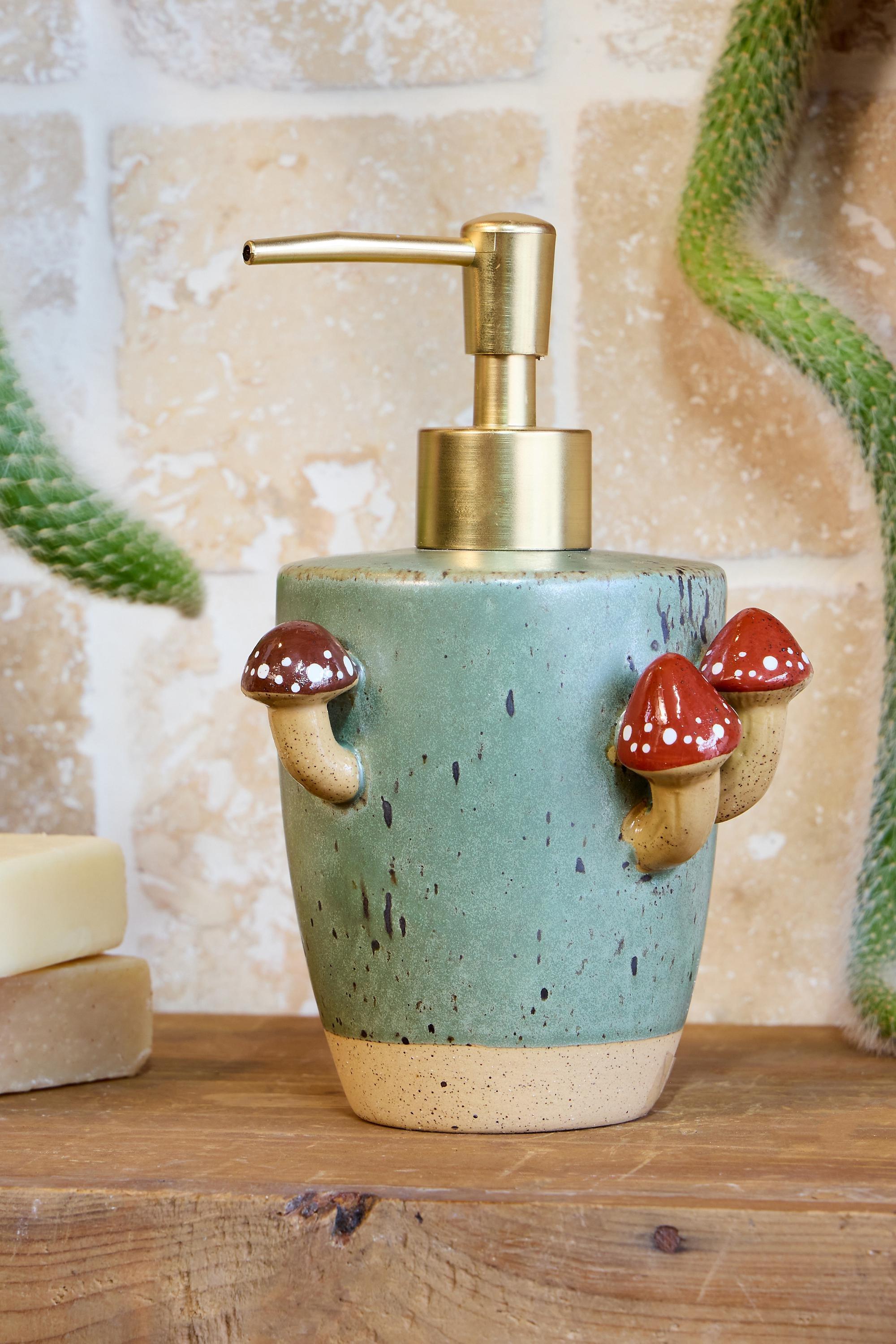 Multicolour Sprouting Mushroom Soap Dispenser, ASSORT, large image number 0