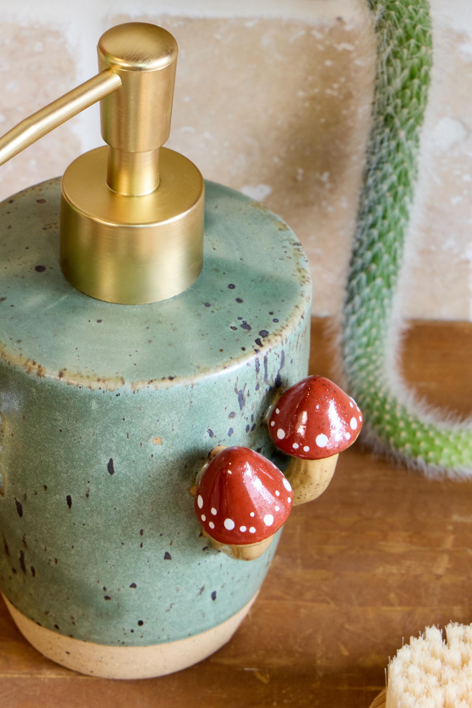 Multicolour Sprouting Mushroom Soap Dispenser, ASSORT, large image number 2