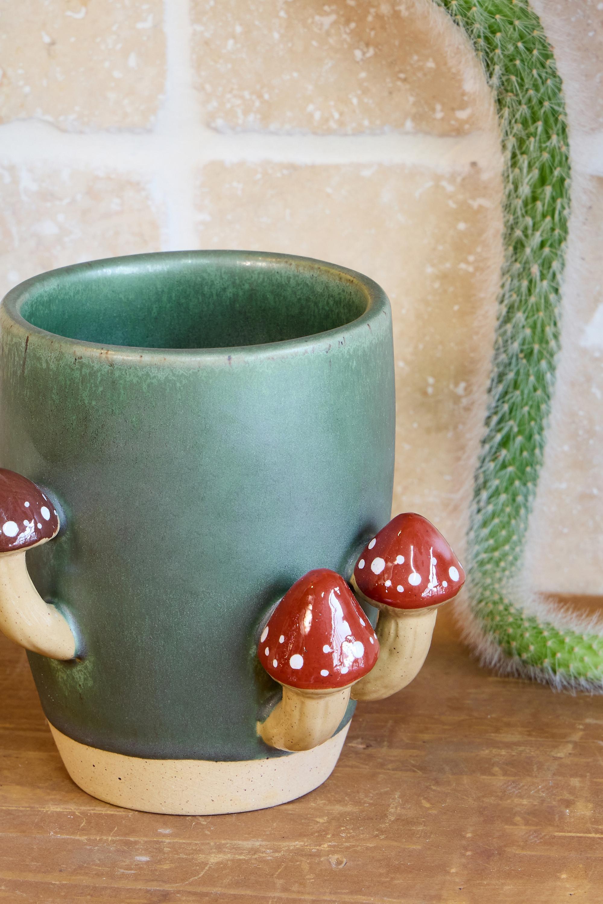 Multicolour Sprouting Mushroom Storage Pot, ASSORT, large image number 2