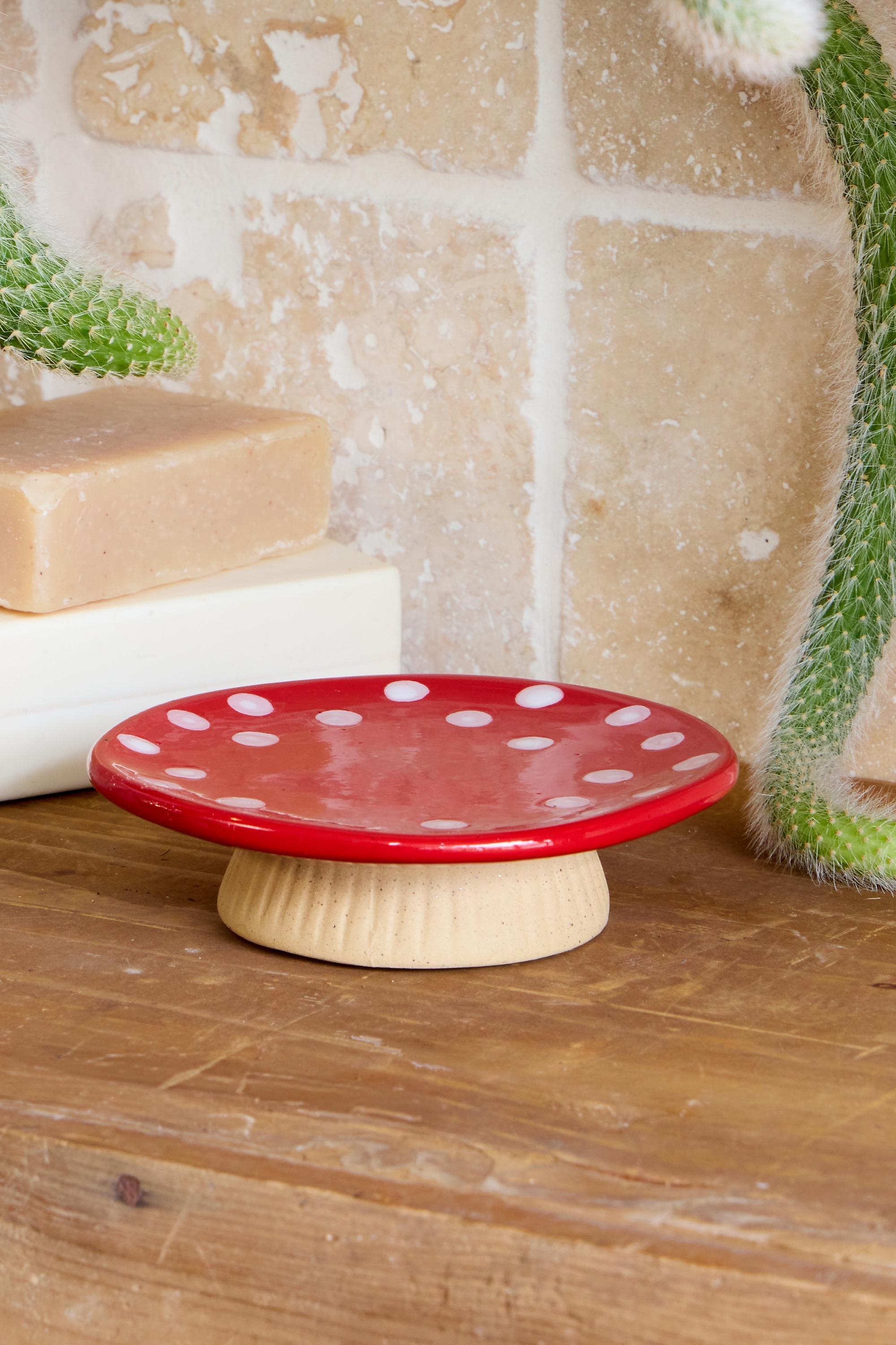 Multicolour Sprouting Mushroom Soap Dish, ASSORT, medium