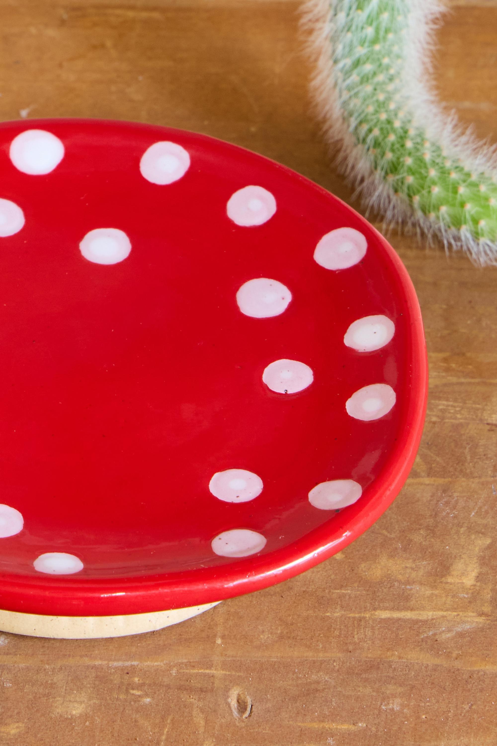 Multicolour Sprouting Mushroom Soap Dish, ASSORT, medium