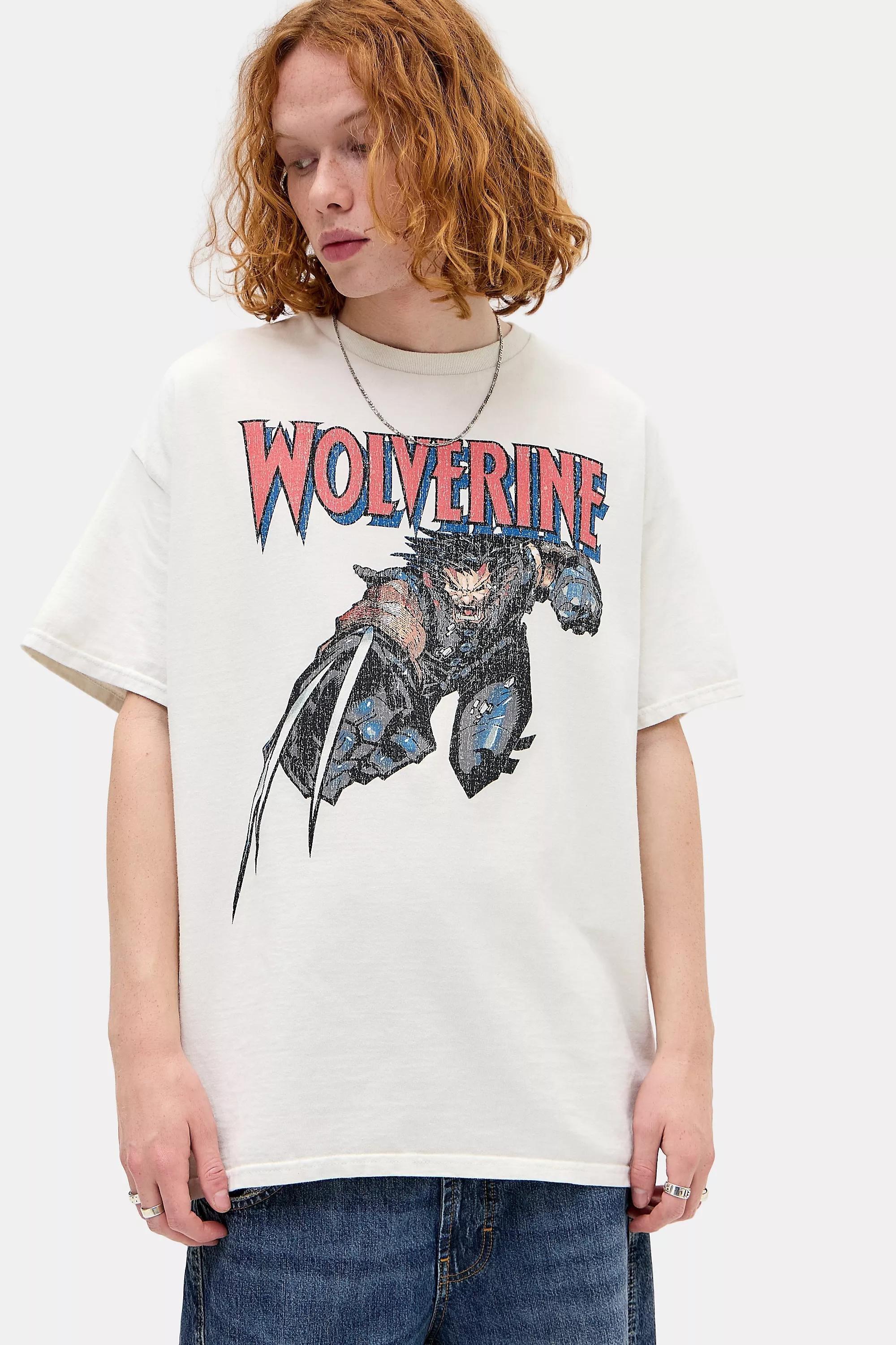 Cream Uo Ecru Wolverine T-Shirt, CREME, large image number 0