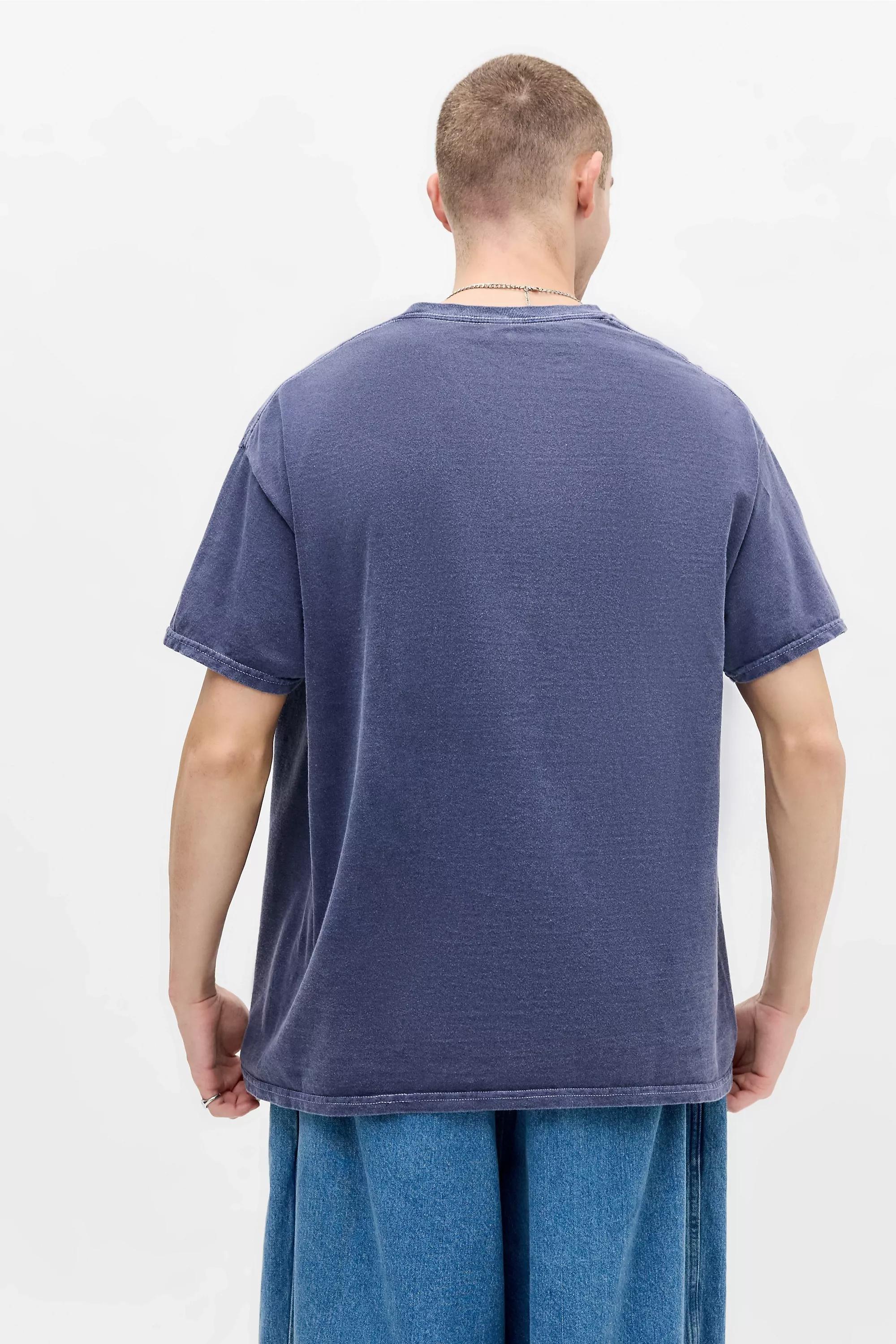 Navy Uo Printed T-Shirt, NAVY, large image number 3