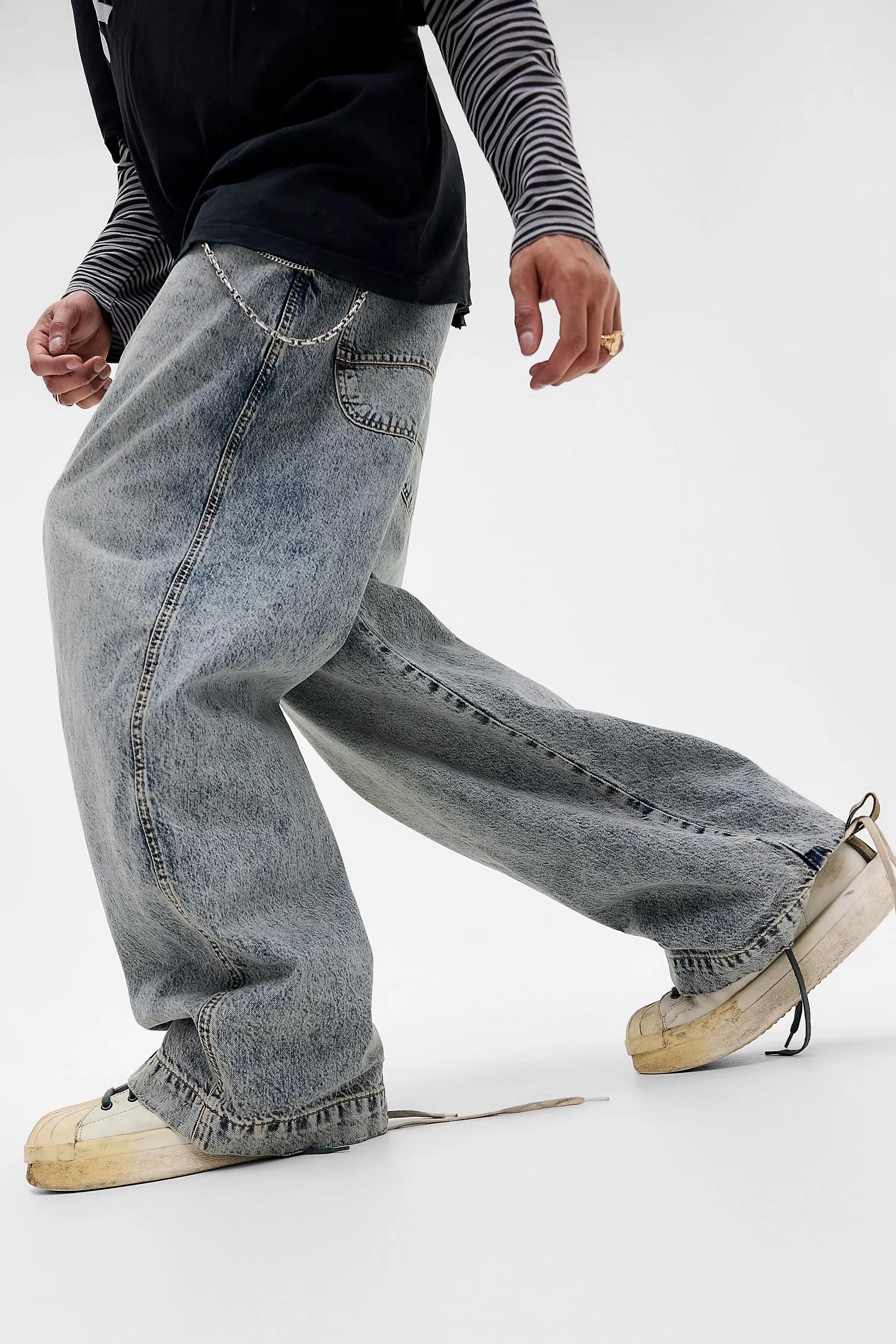 Blue Bdg Bleach Bake Neo Skate Jeans, BLUE, large image number 5