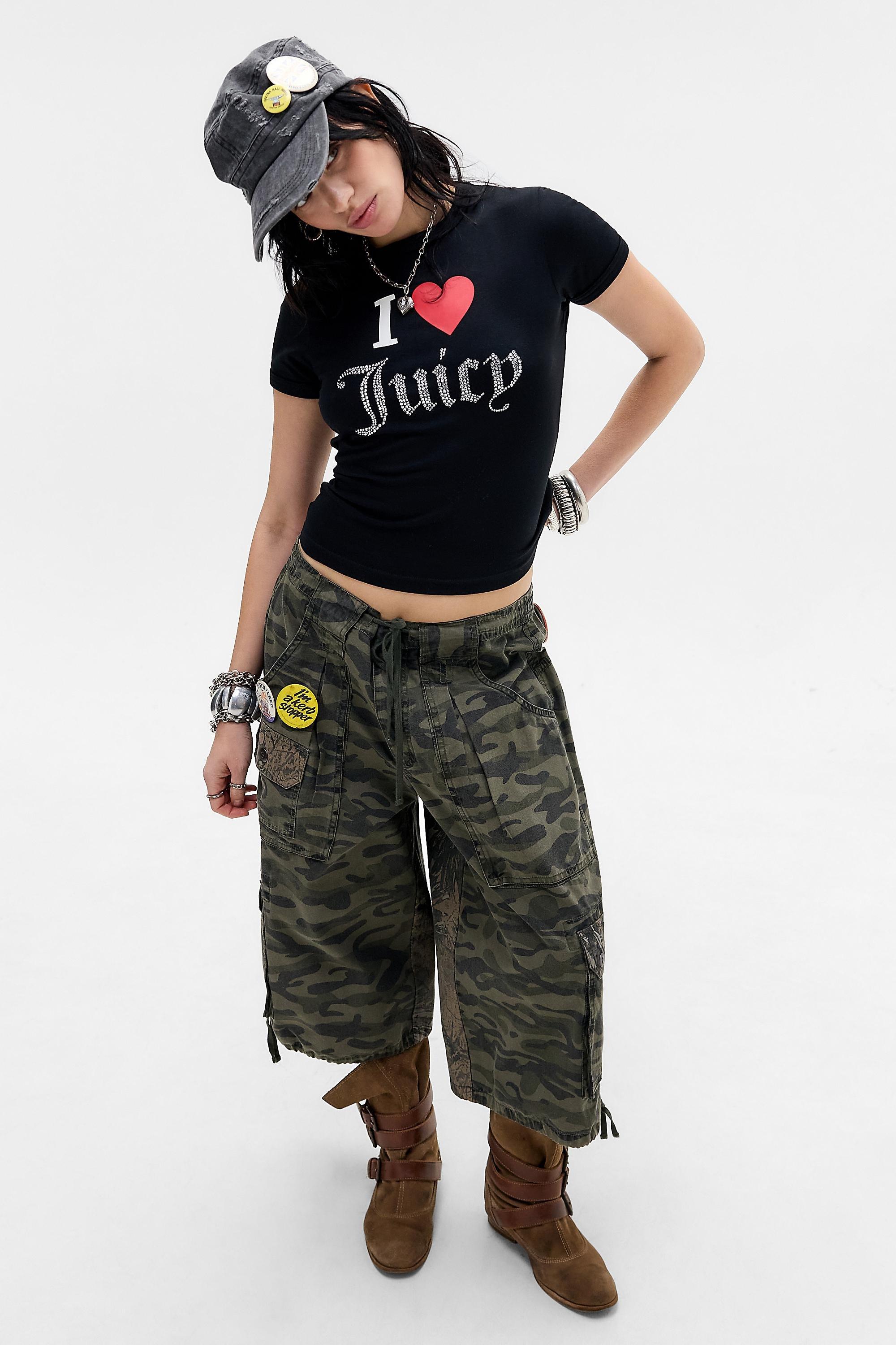 BLACK Juicy Couture UO Exclusive I Love Juicy T-Shirt, BLK, large image number 1