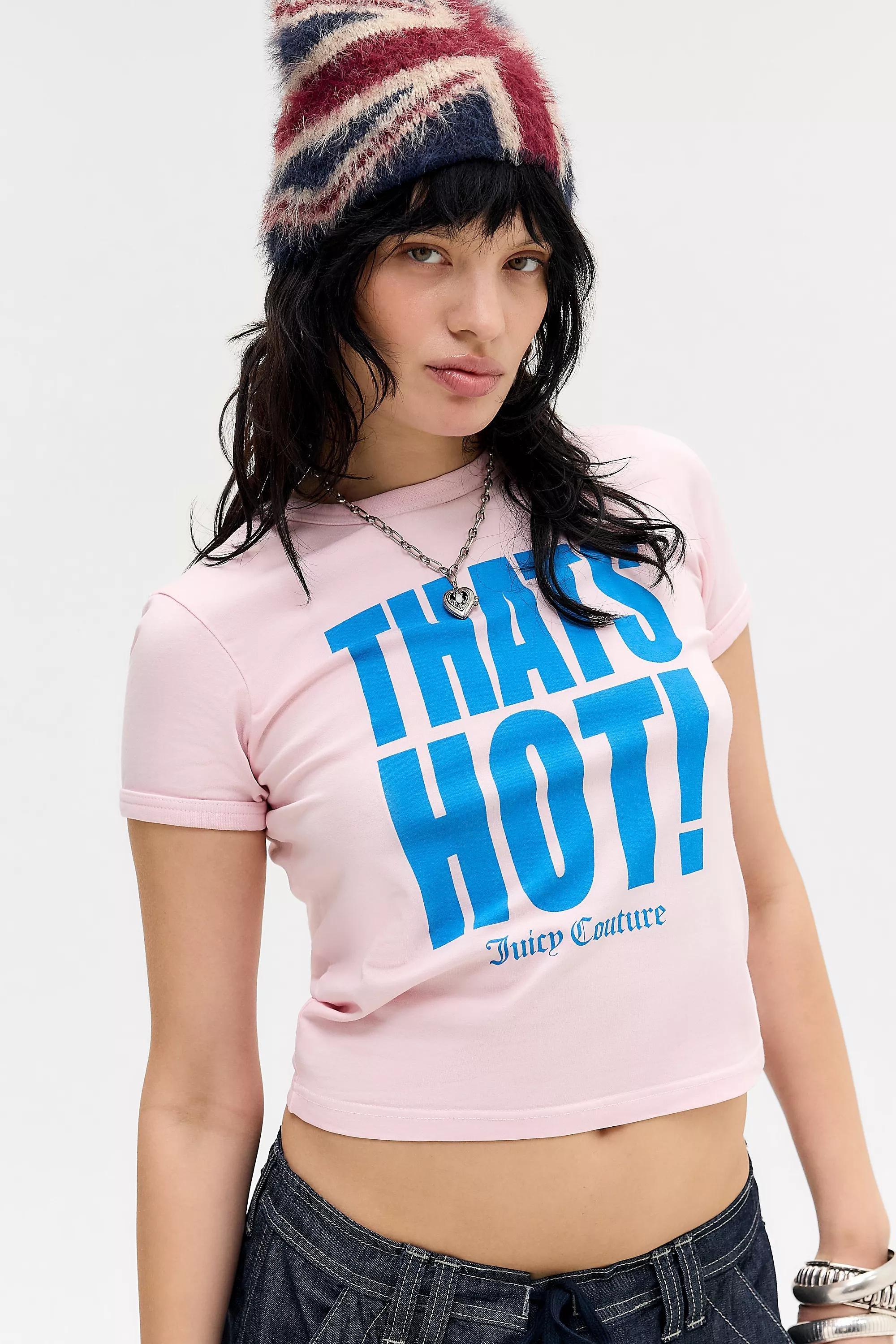 PINK Juicy Couture UO Exclusive Thats Hot Baby T-Shirt, PINK, large image number 0