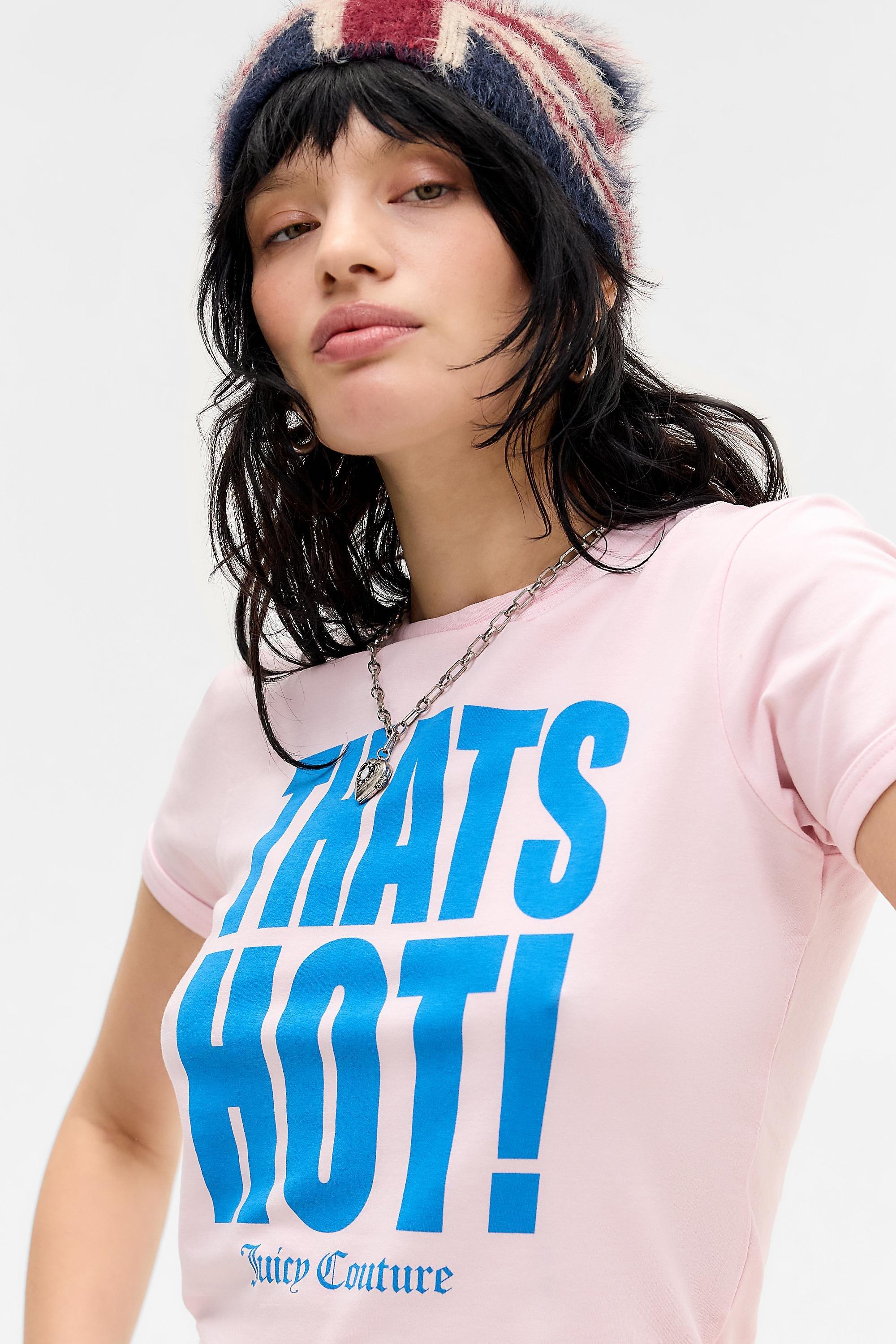 PINK Juicy Couture UO Exclusive Thats Hot Baby T-Shirt, PINK, large image number 2