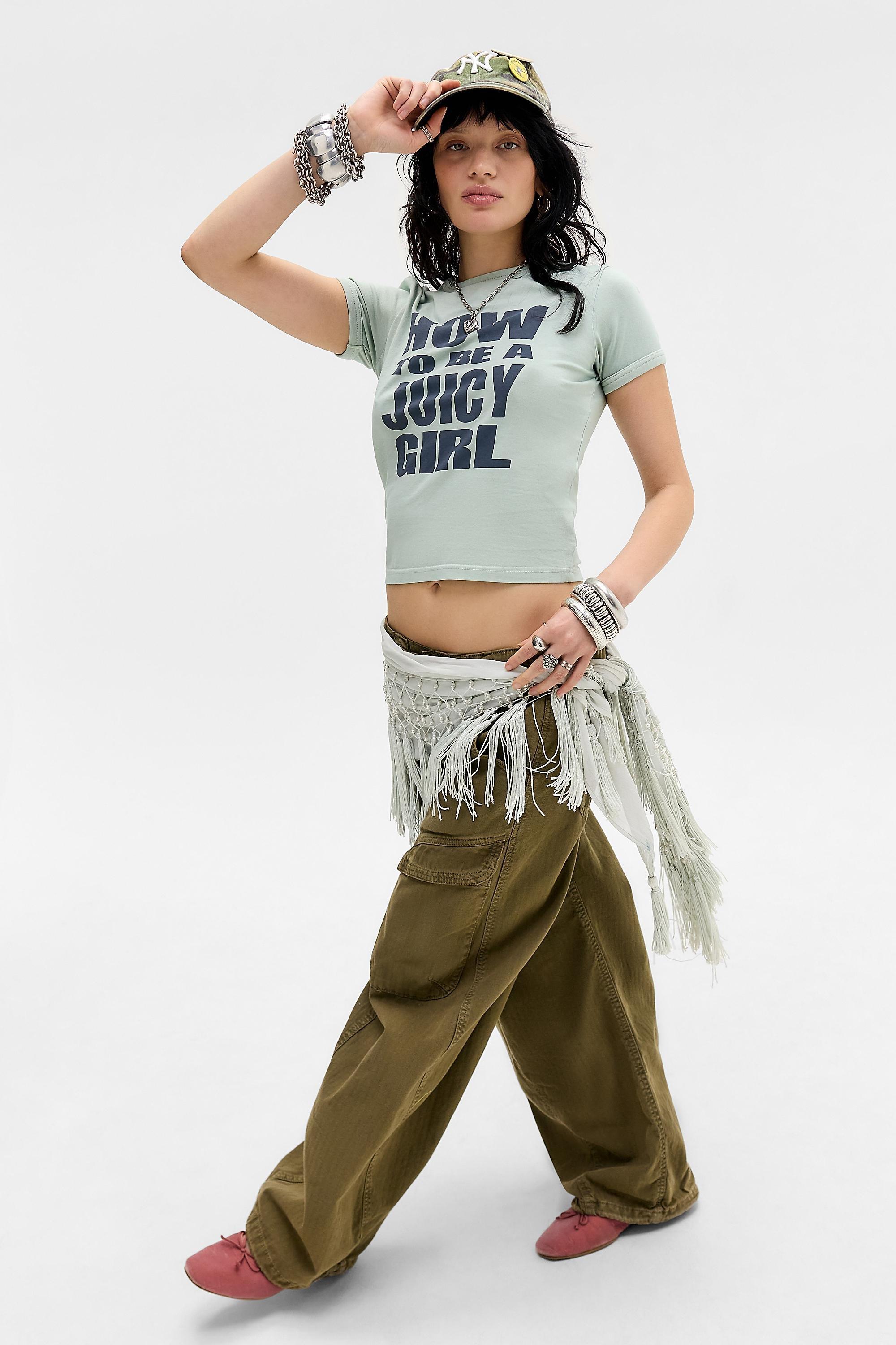 Blue Juicy Couture Uo Printed T-Shirt, A301_0429, large image number 1