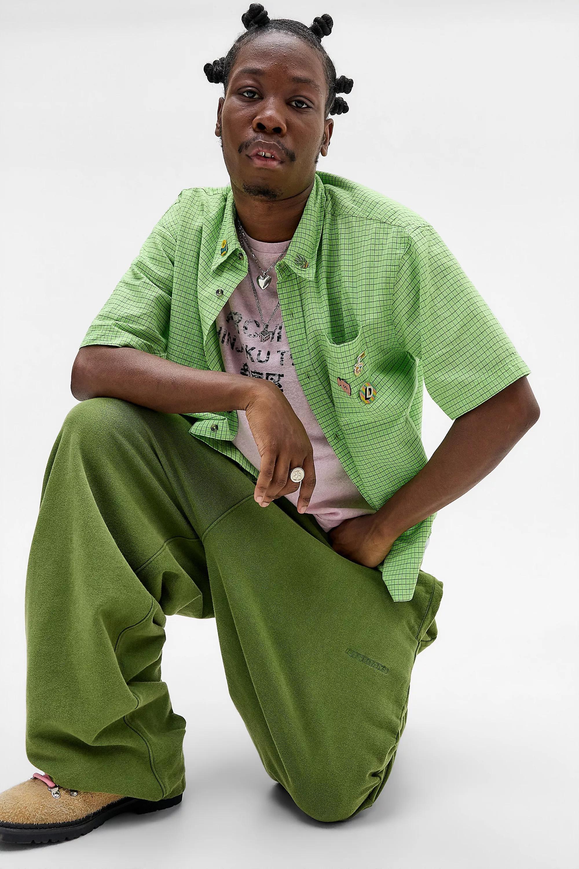 Green Iets Frans... Cactus Harri Baggy Joggers, D GREEN, large image number 4