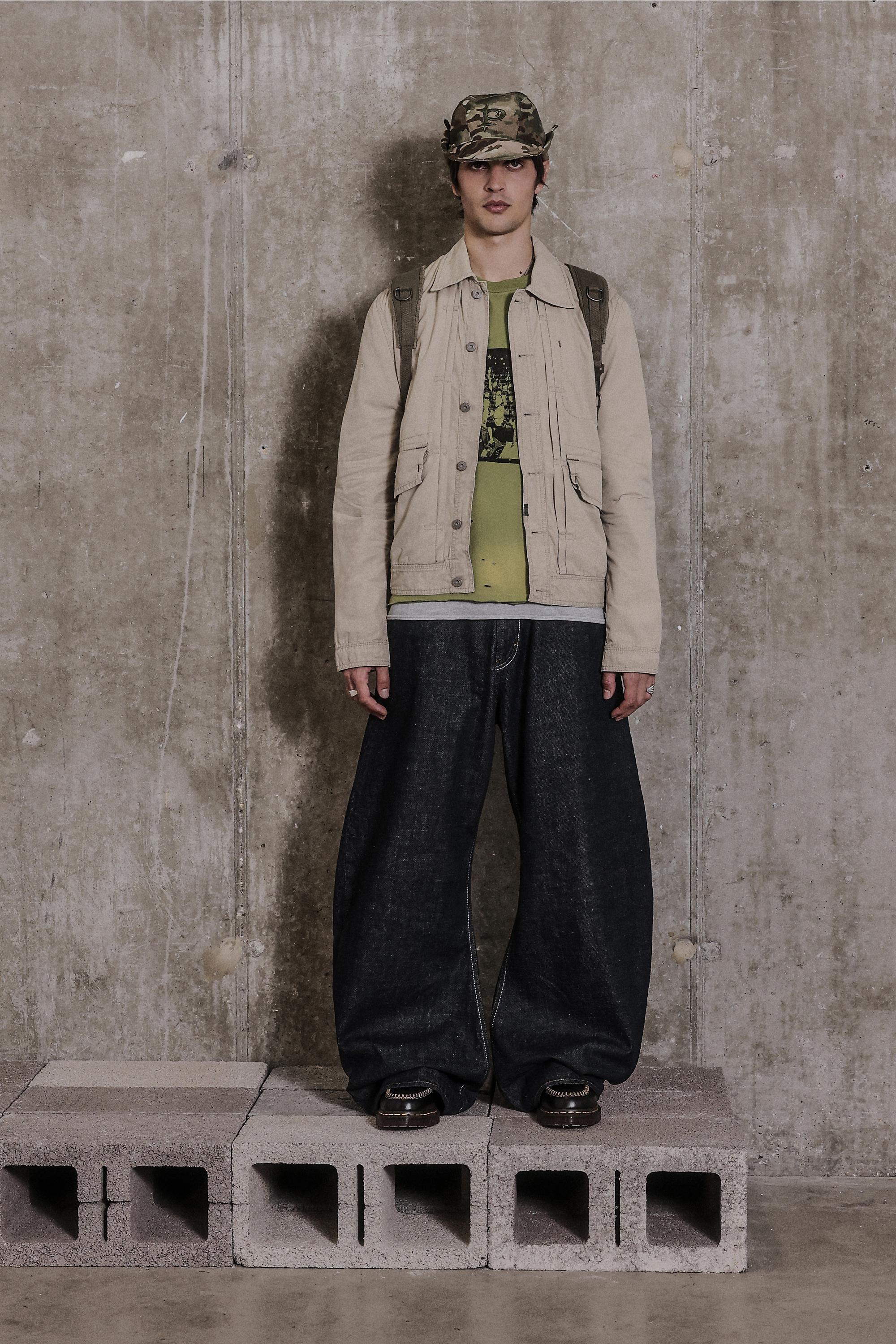 KHAKI Archivis Khaki Photo T-Shirt, KHAKI, large image number 1