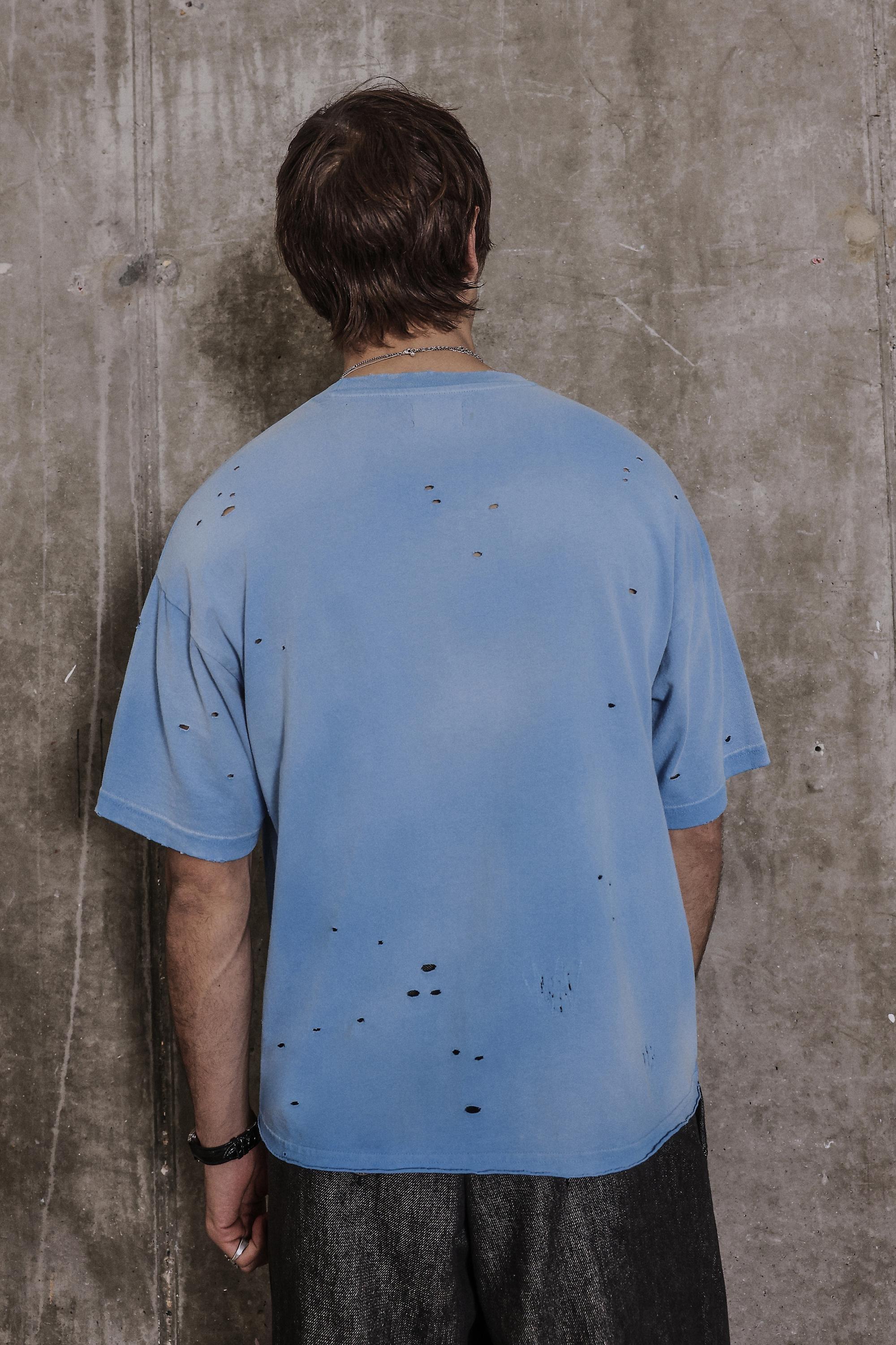 Blue Archivis Blue Photo T-Shirt, BLUE, large image number 3