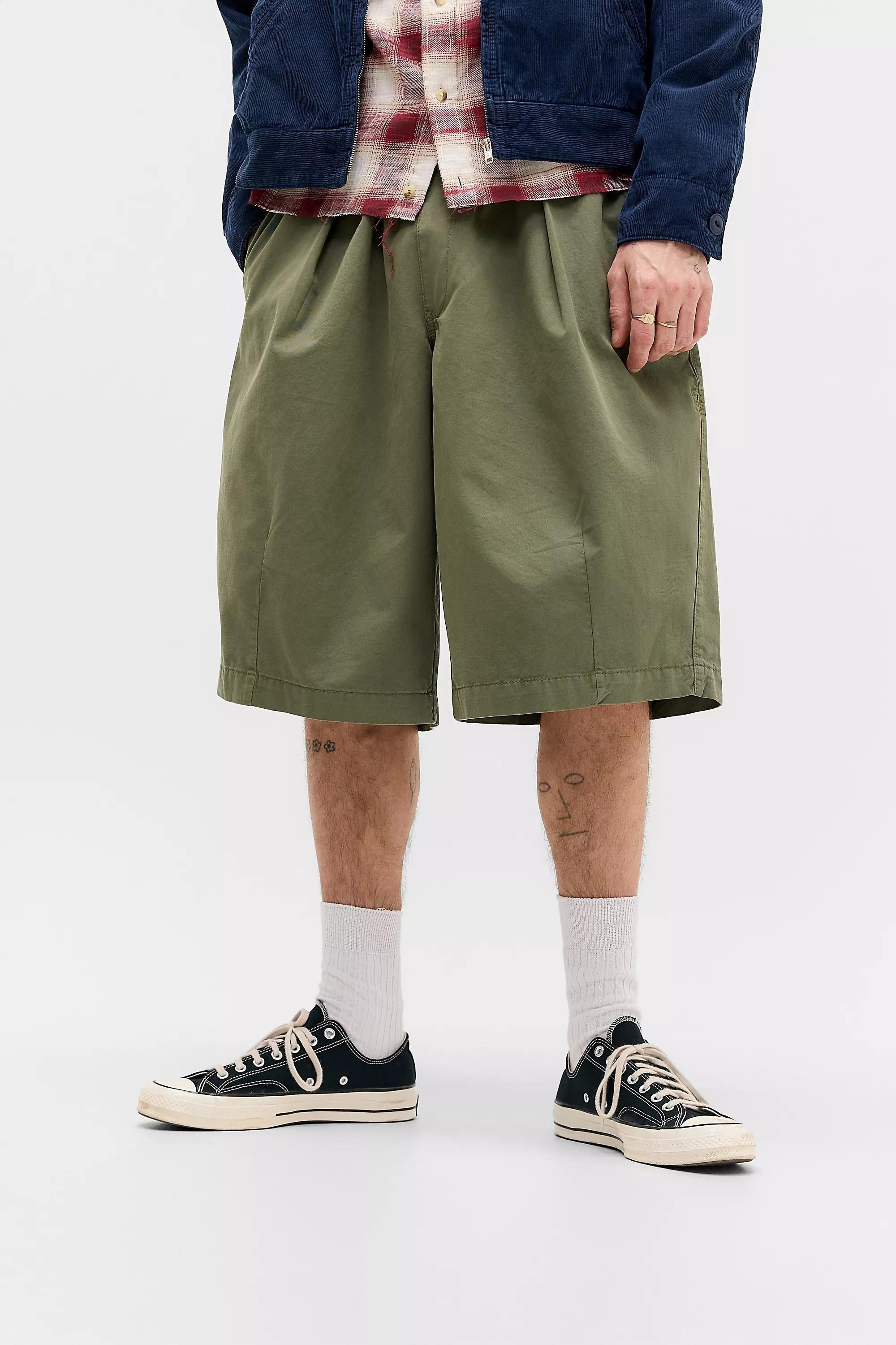 Khaki Bdg Khaki Bobbi Shorts, KHAKI, large image number 1