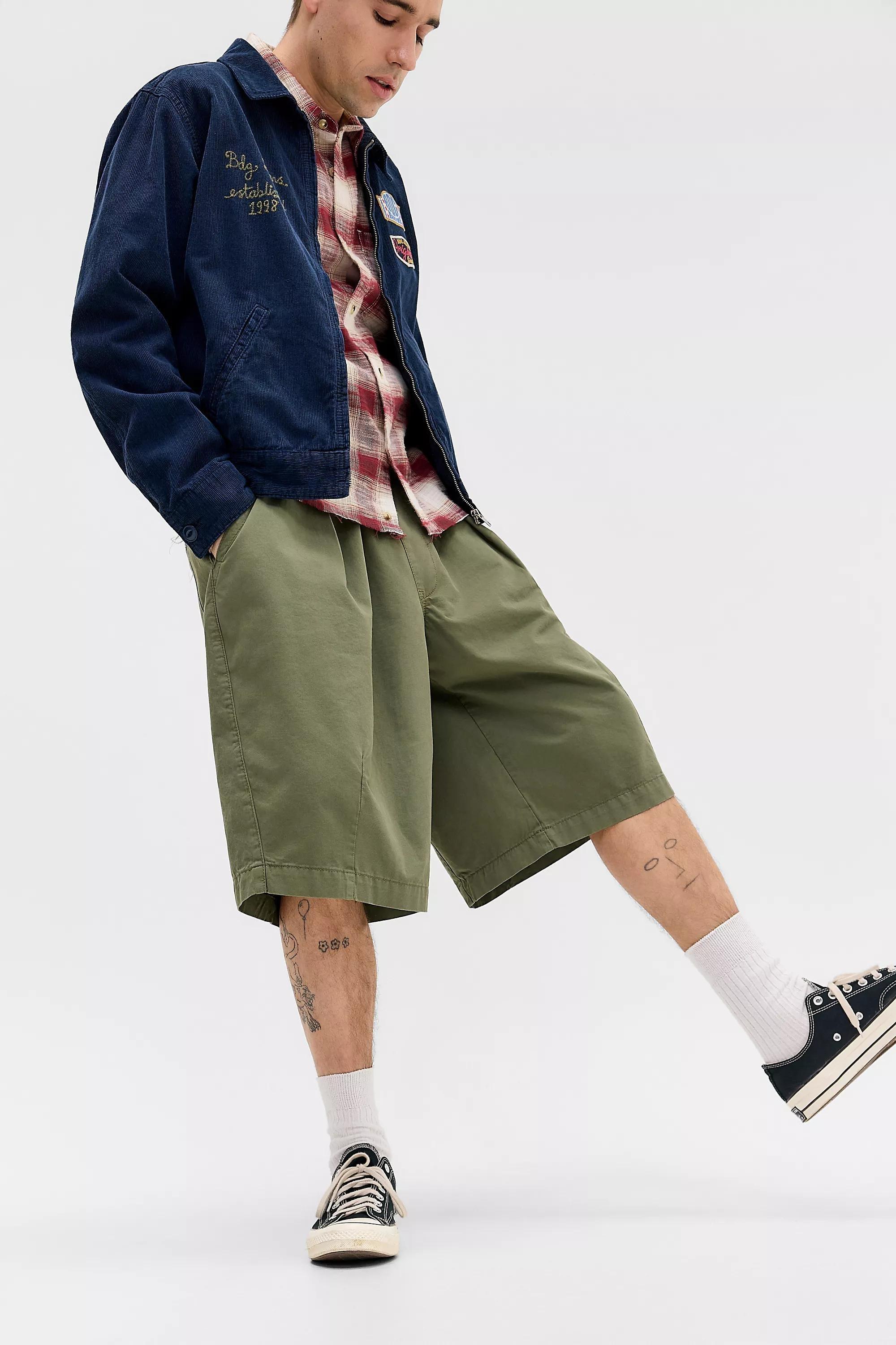 Khaki Bdg Khaki Bobbi Shorts, KHAKI, large image number 2