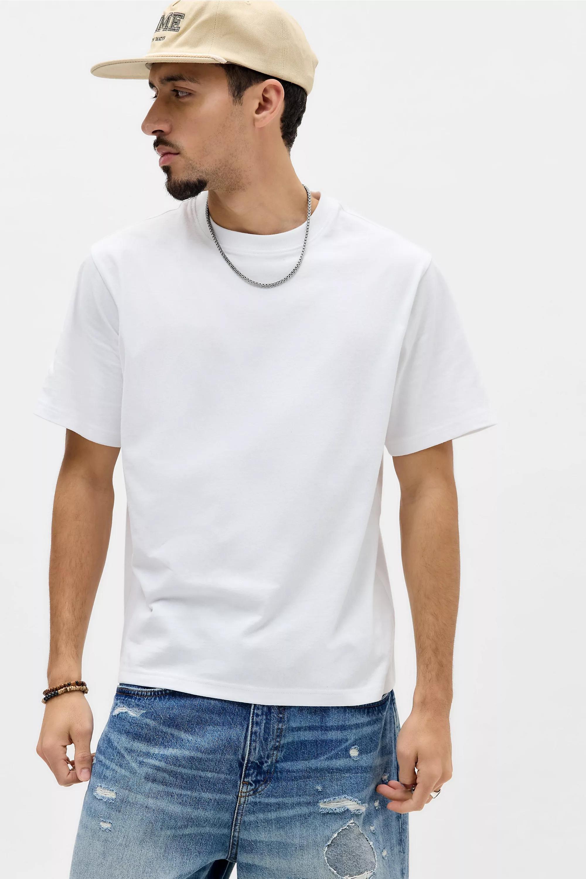 White Uo White Short Sleeve Skate T-Shirt, WHT, large image number 0