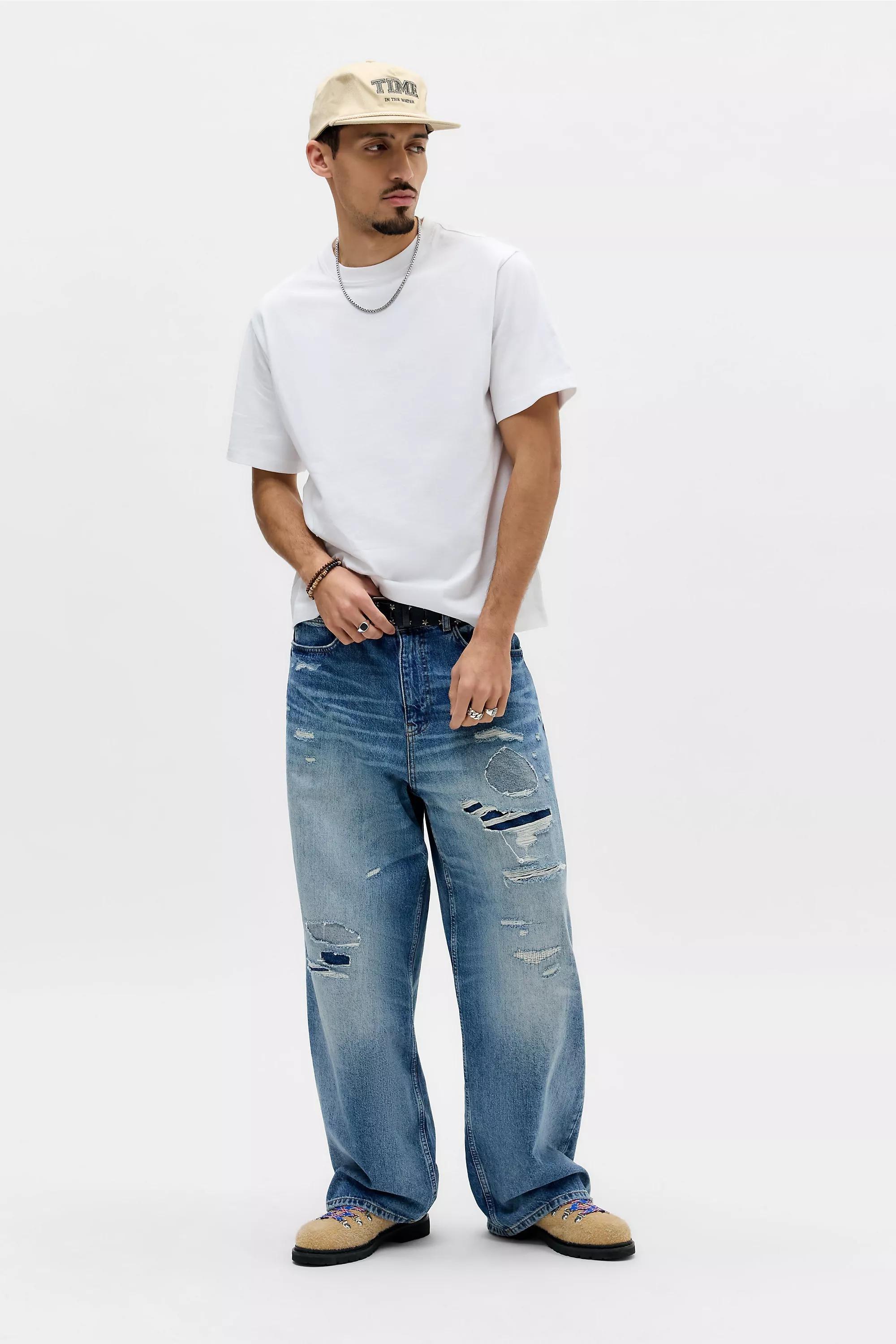 White Uo White Short Sleeve Skate T-Shirt, WHT, large image number 1