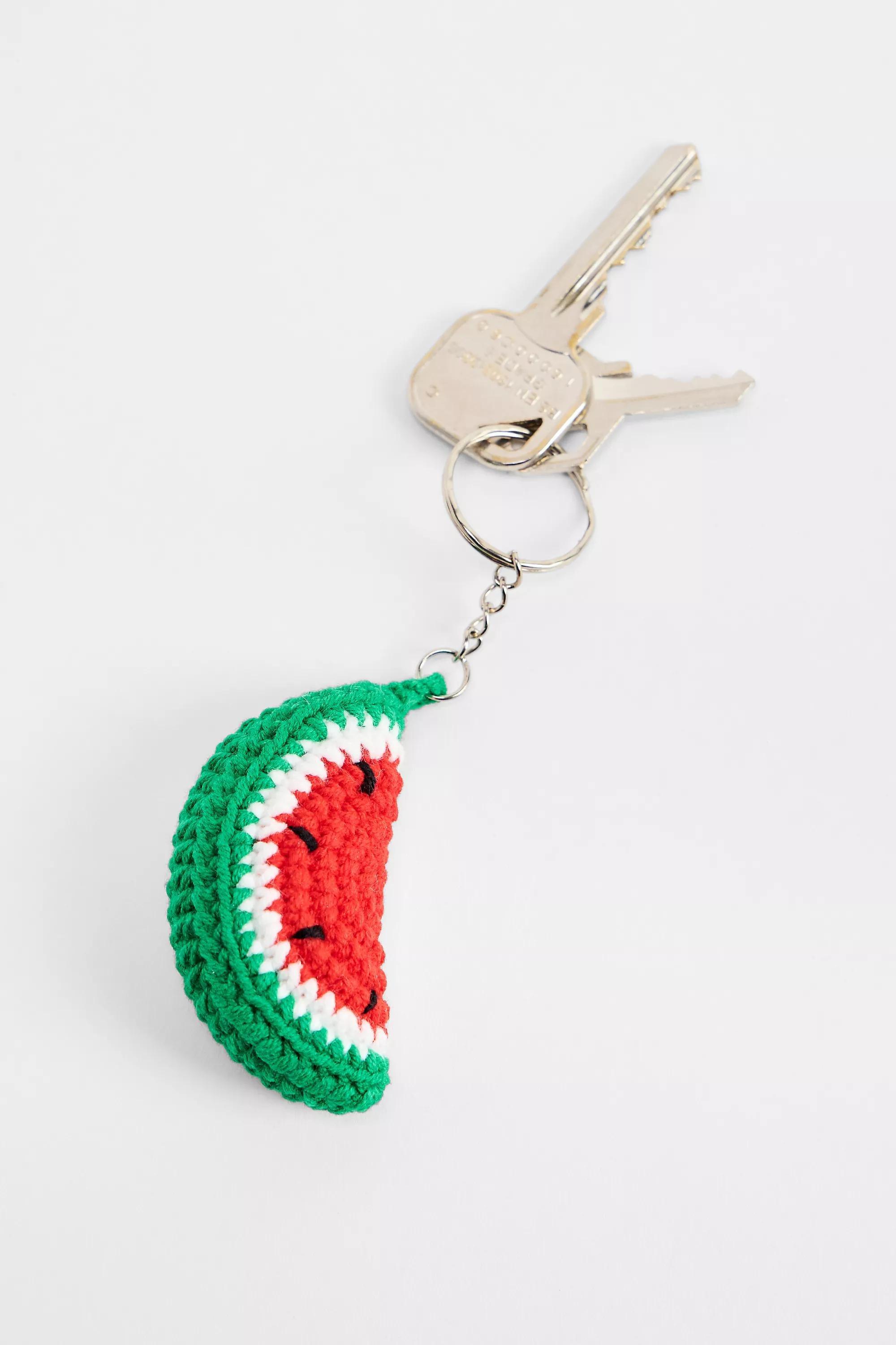 Multicolour UO Watermelon Keyring, ASSORT, large image number 1