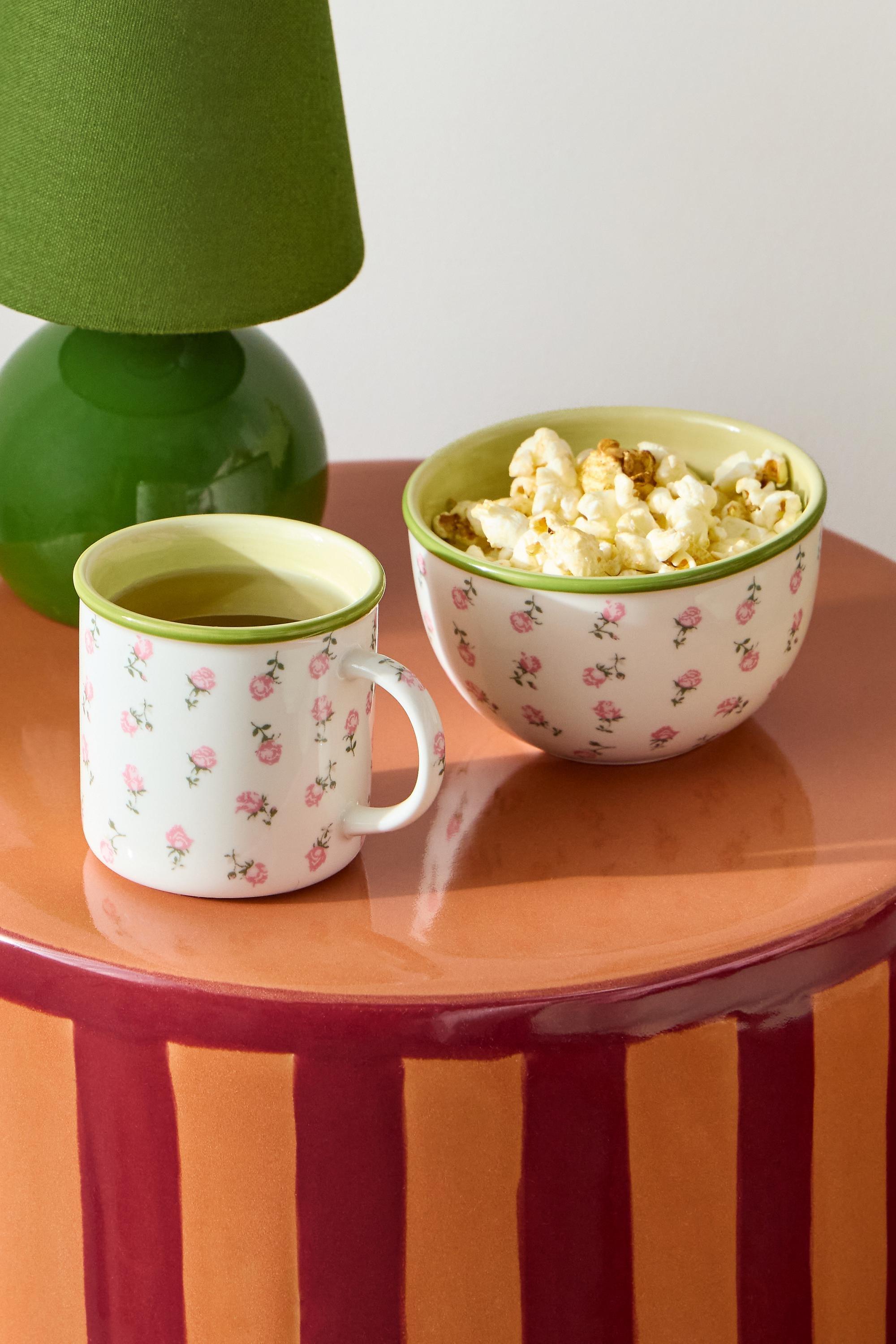 Pink Micro Rosebud Camping Mug, PINK, medium