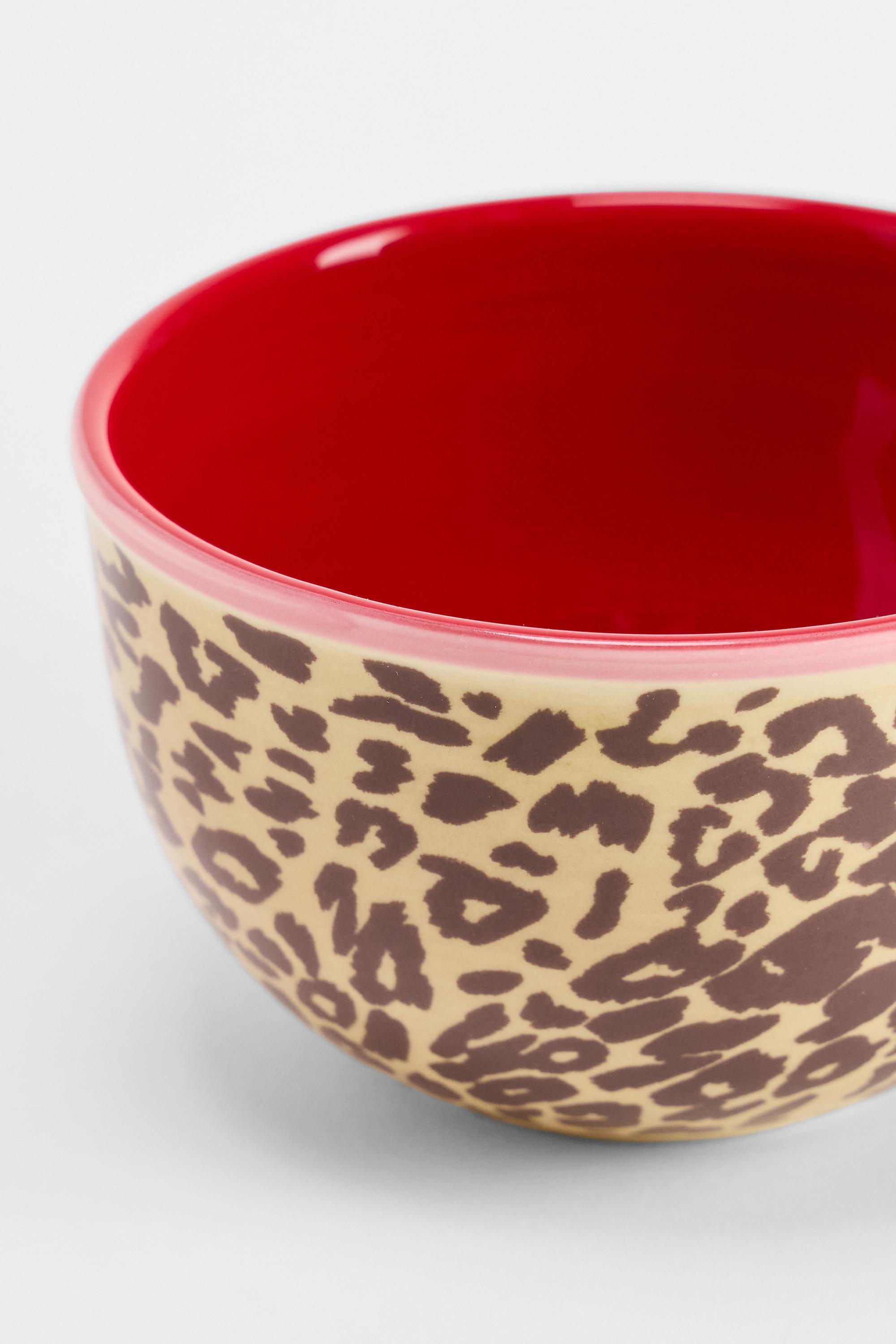 Brown Leopard Micro Snack Bowl, BRN, large image number 5