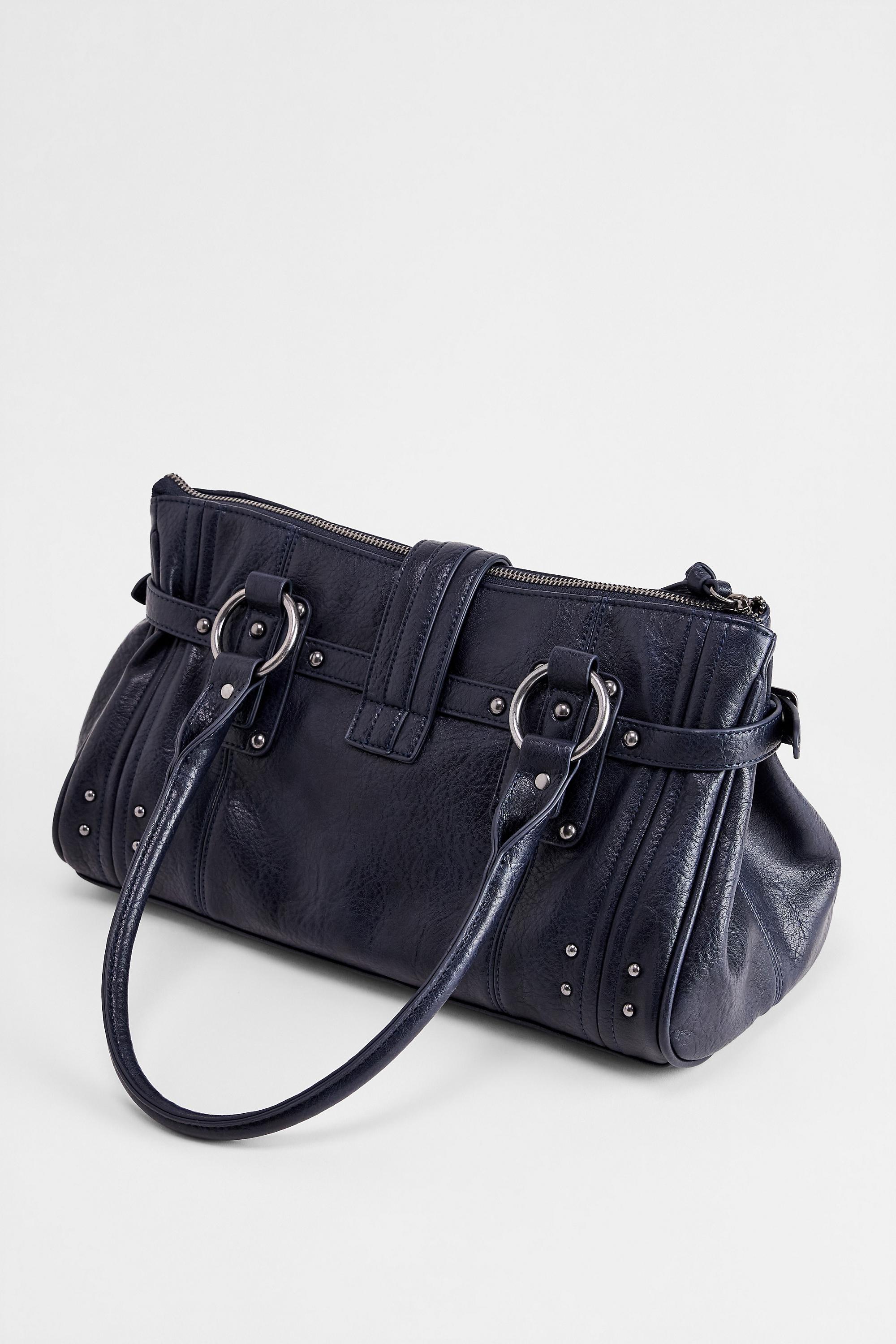 Blue Bdg Karlie Lock Shoulder Bag, NAVY, large image number 4