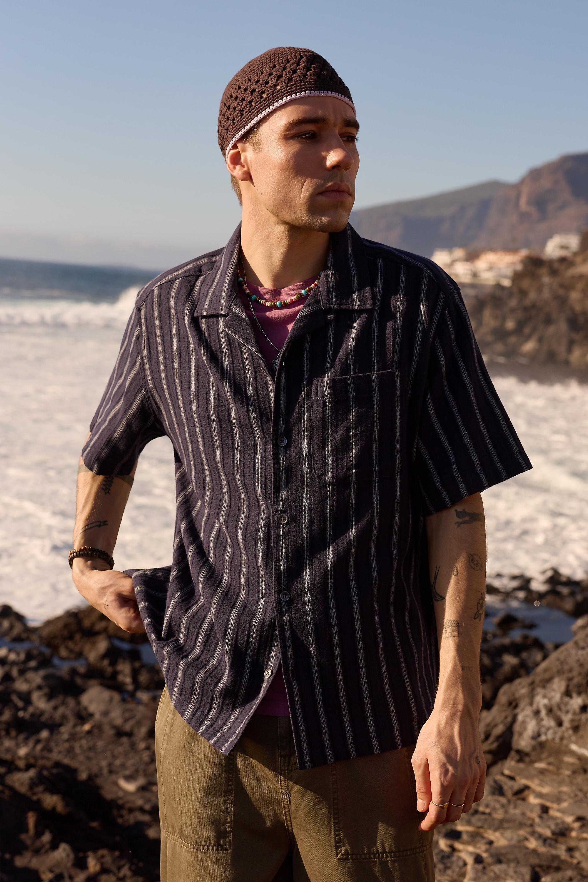 Navy Loom Navy Nico Shirt, NAVY, medium